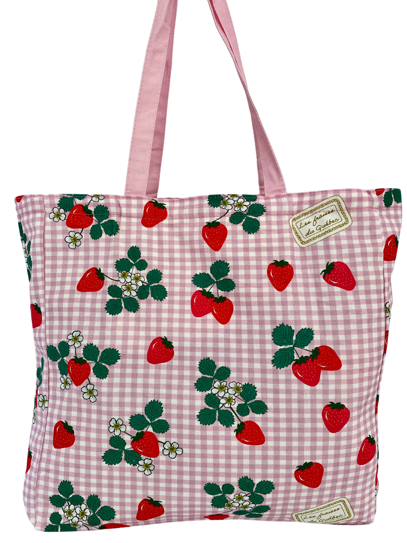 Illustrated Tote Bag: Quebec Strawberries