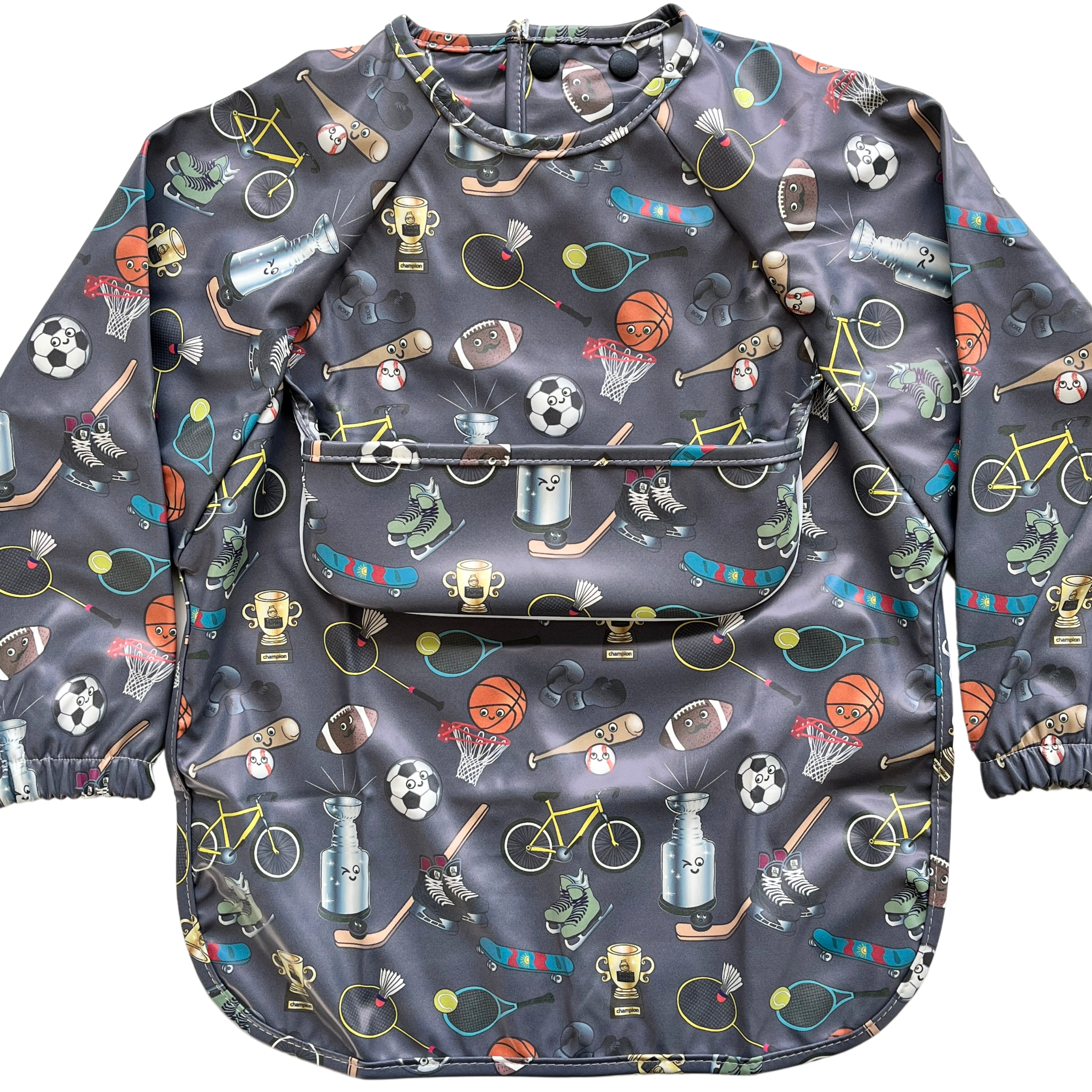 Bavette imperméable à manches longues avec poche : Adepte de sport