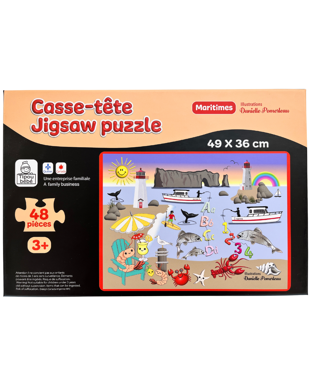 Casse-tête (48 morceaux): Maritimes