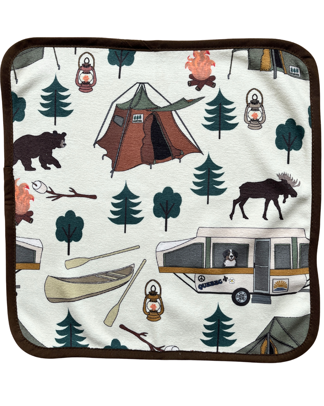 Débarbouillette : Camping sauvage