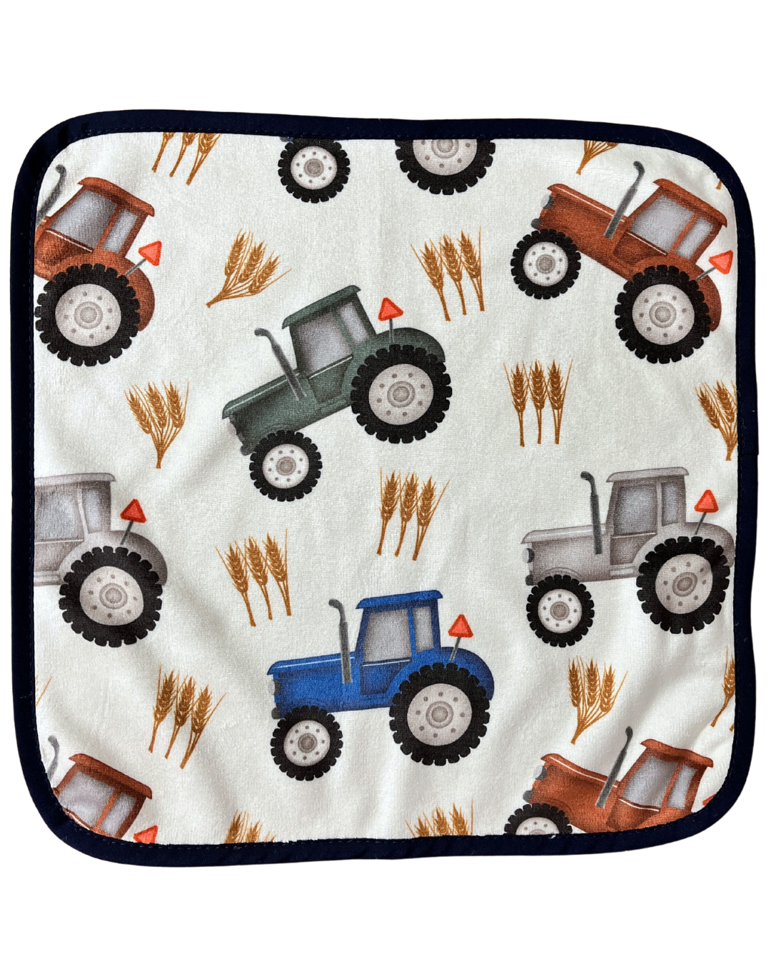 Washcloth: Farm tractors