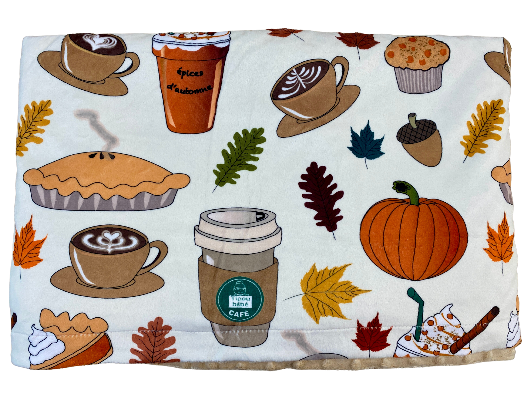 Couverture de bébé : Citrouille épicée