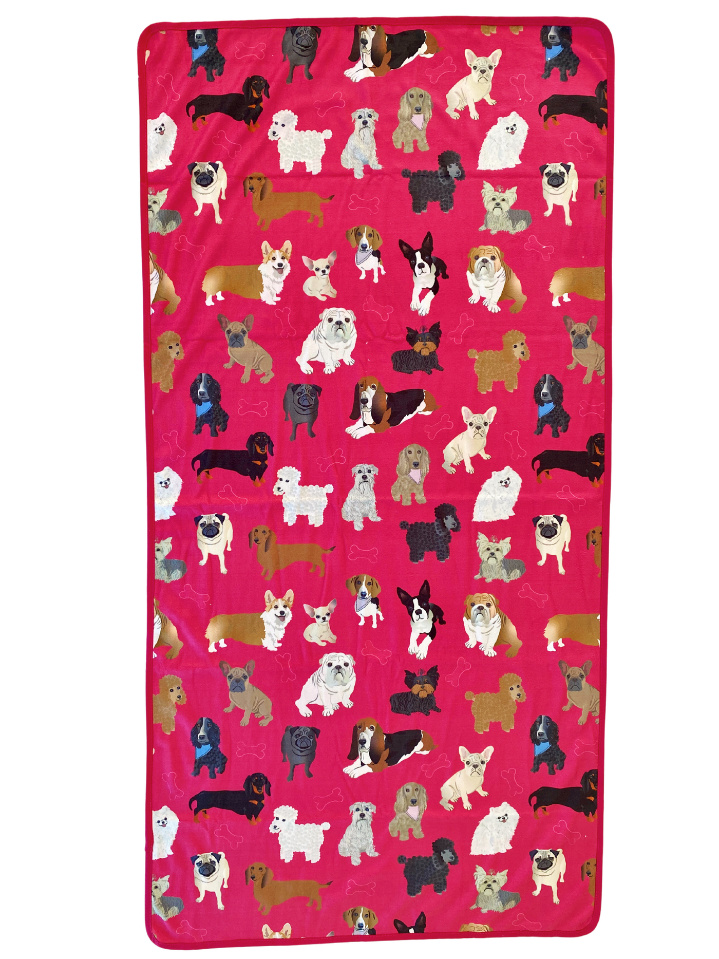 Kid Towel : Little Dogs Lover (Fuchsia Rose)