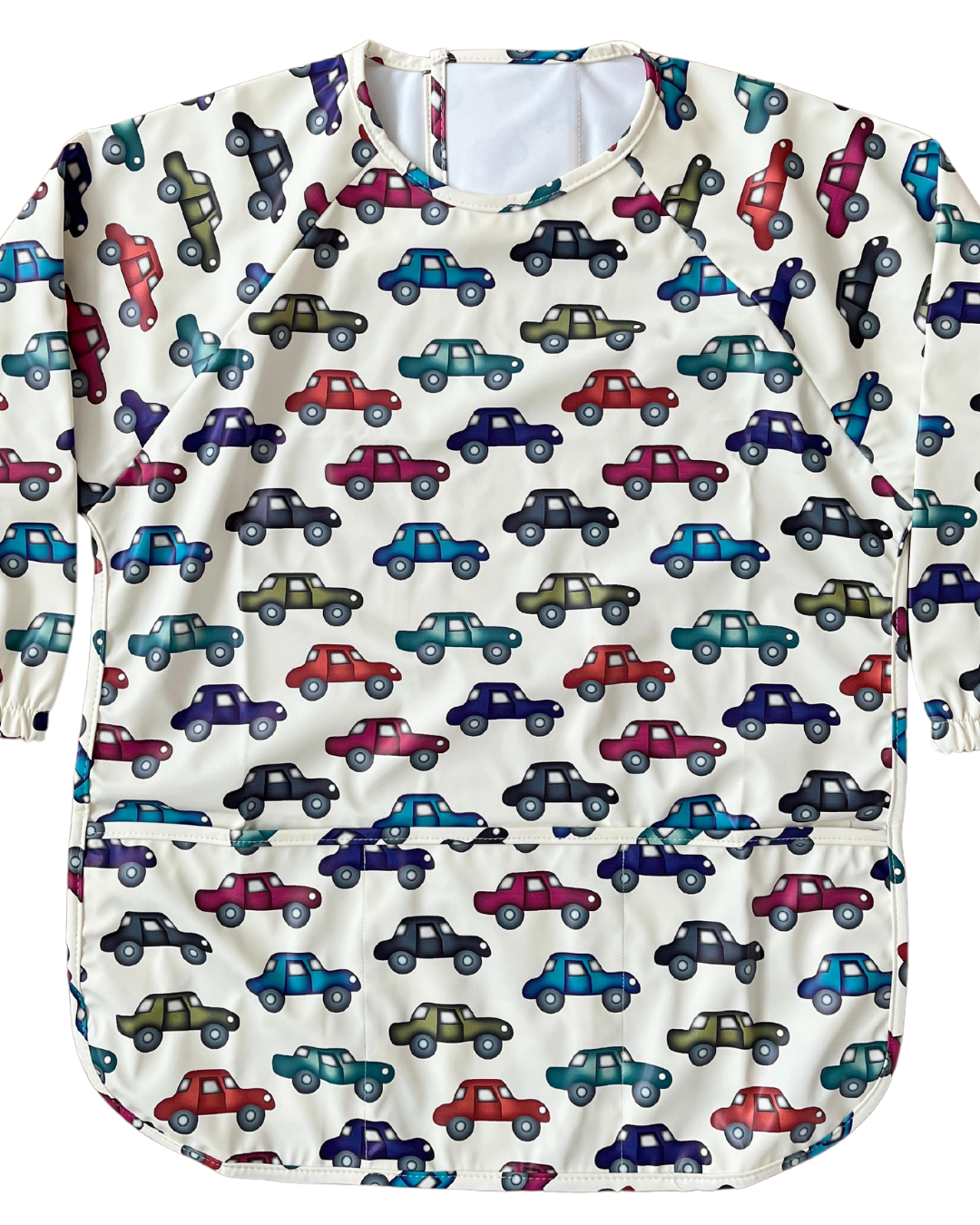 TABLIER d’art et de cuisine imperméable pour enfant (4 à 7 ans) : Voitures multicolores