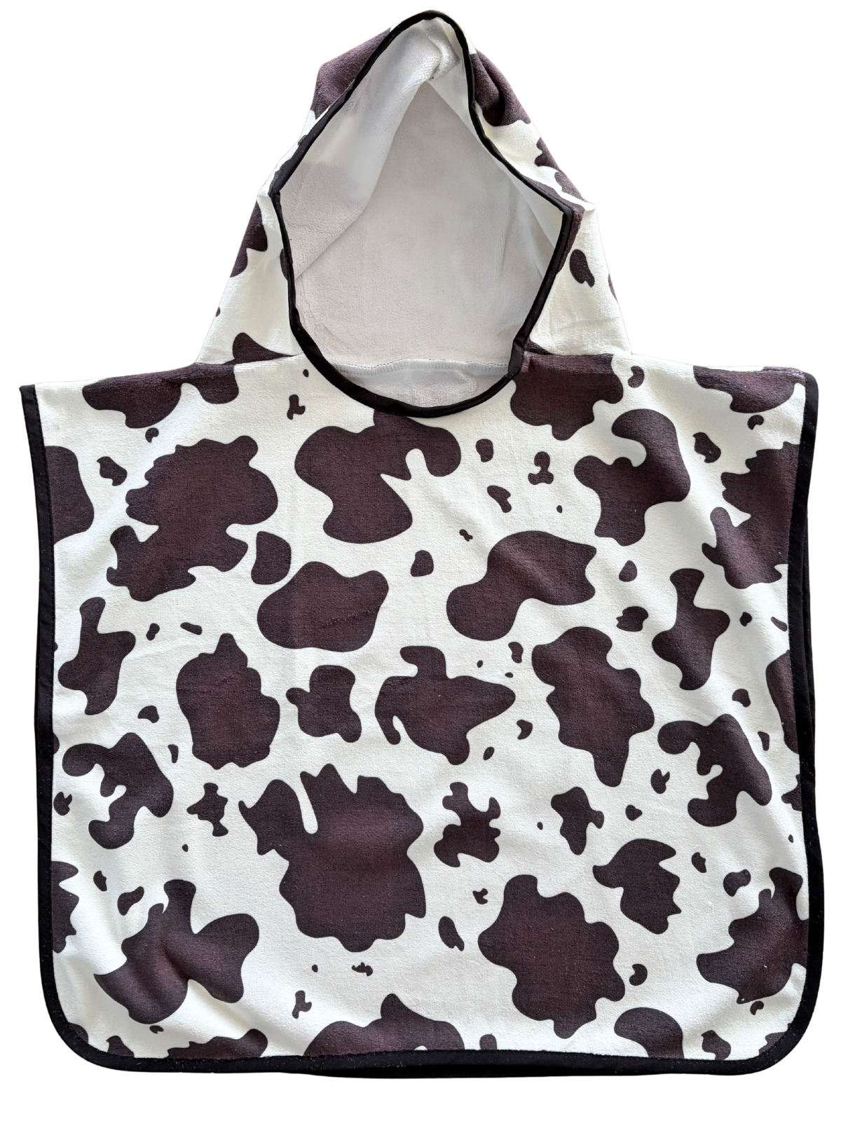 Serviette poncho à capuchon pour bébé (0-18 mois) : Peau de vache