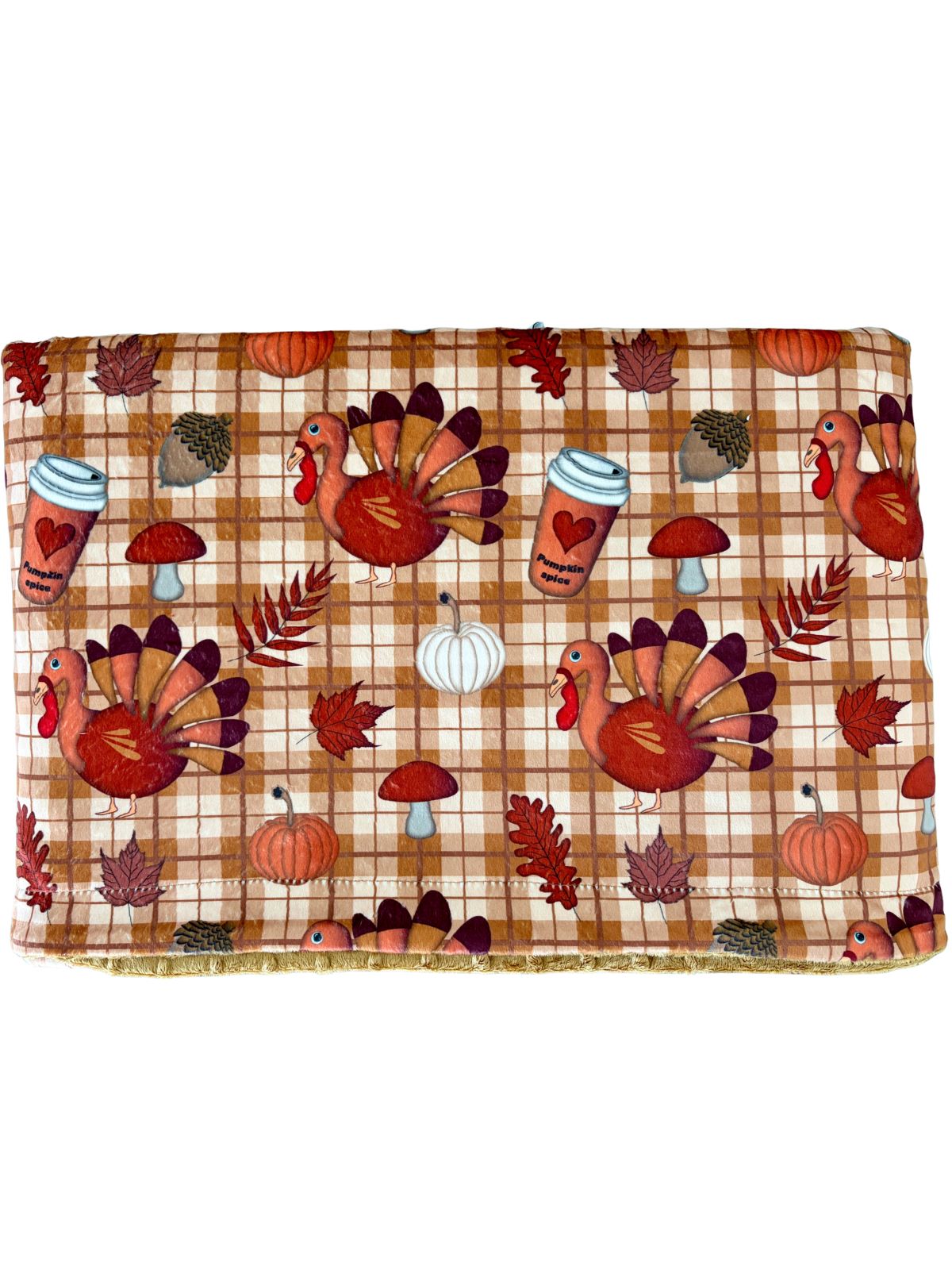 Couverture de bébé : Dindons d’automne