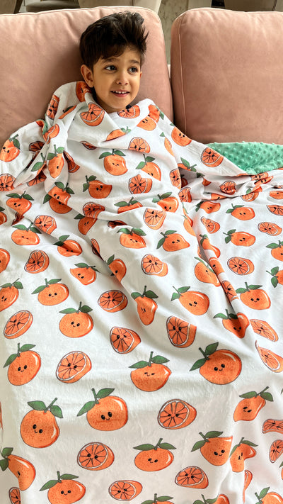 Giant blanket: Radiant oranges