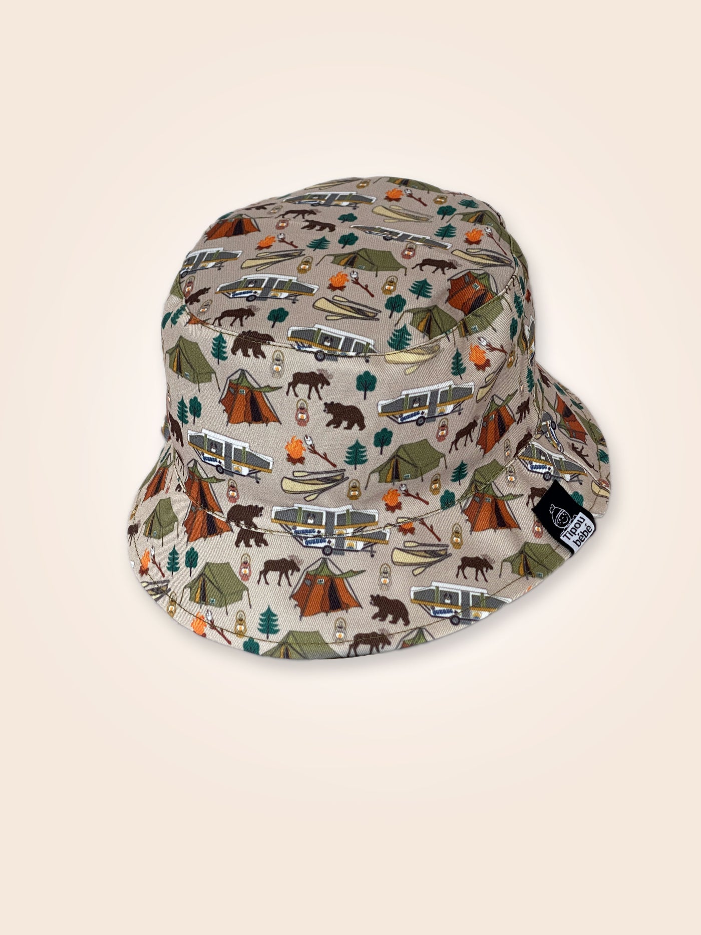 Reversible Bucket Hat : Wilderness Camping