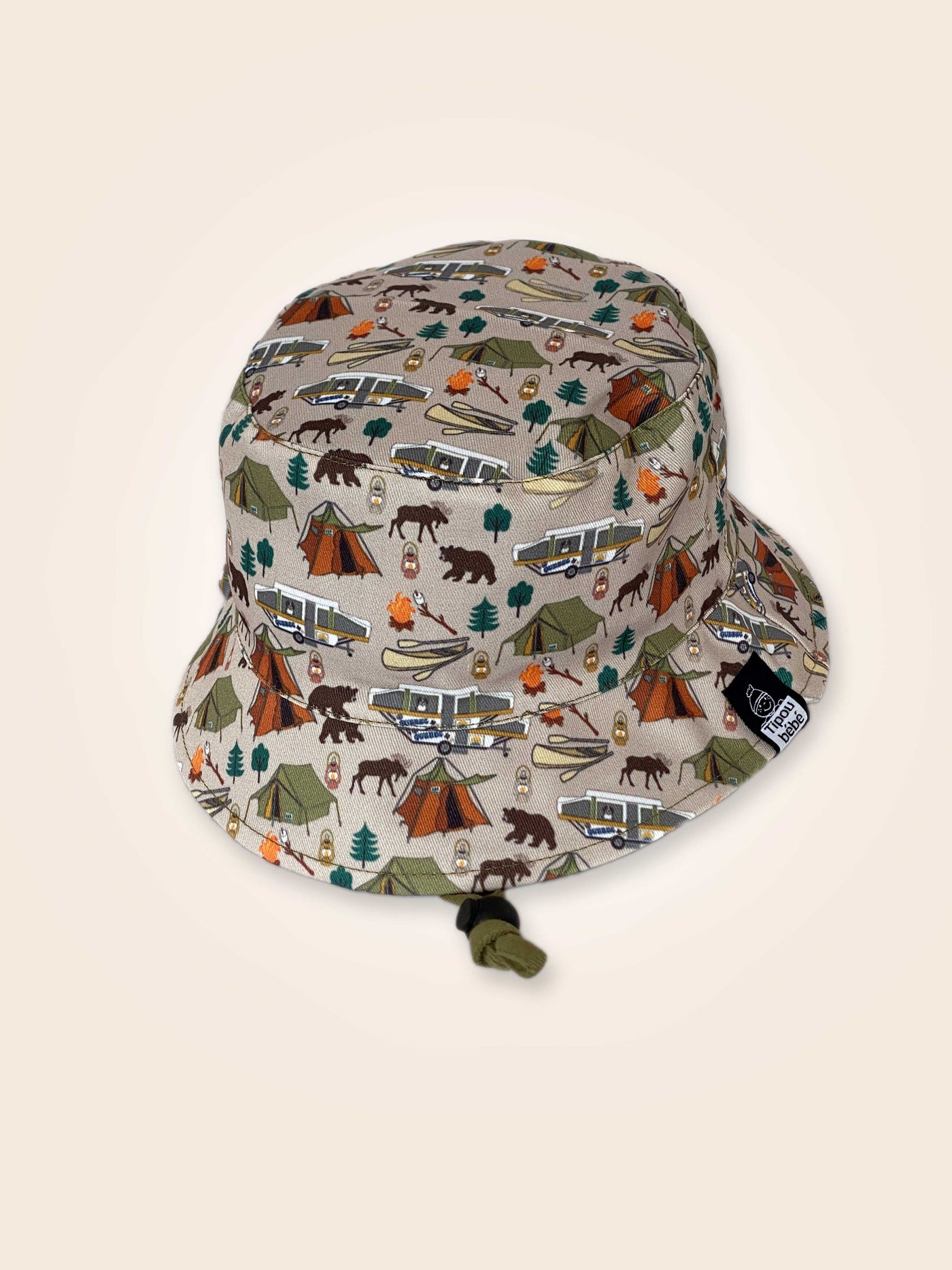 Reversible Bucket Hat : Wilderness Camping