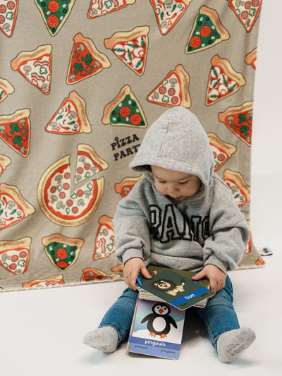 Baby Blanket: Pizza Party