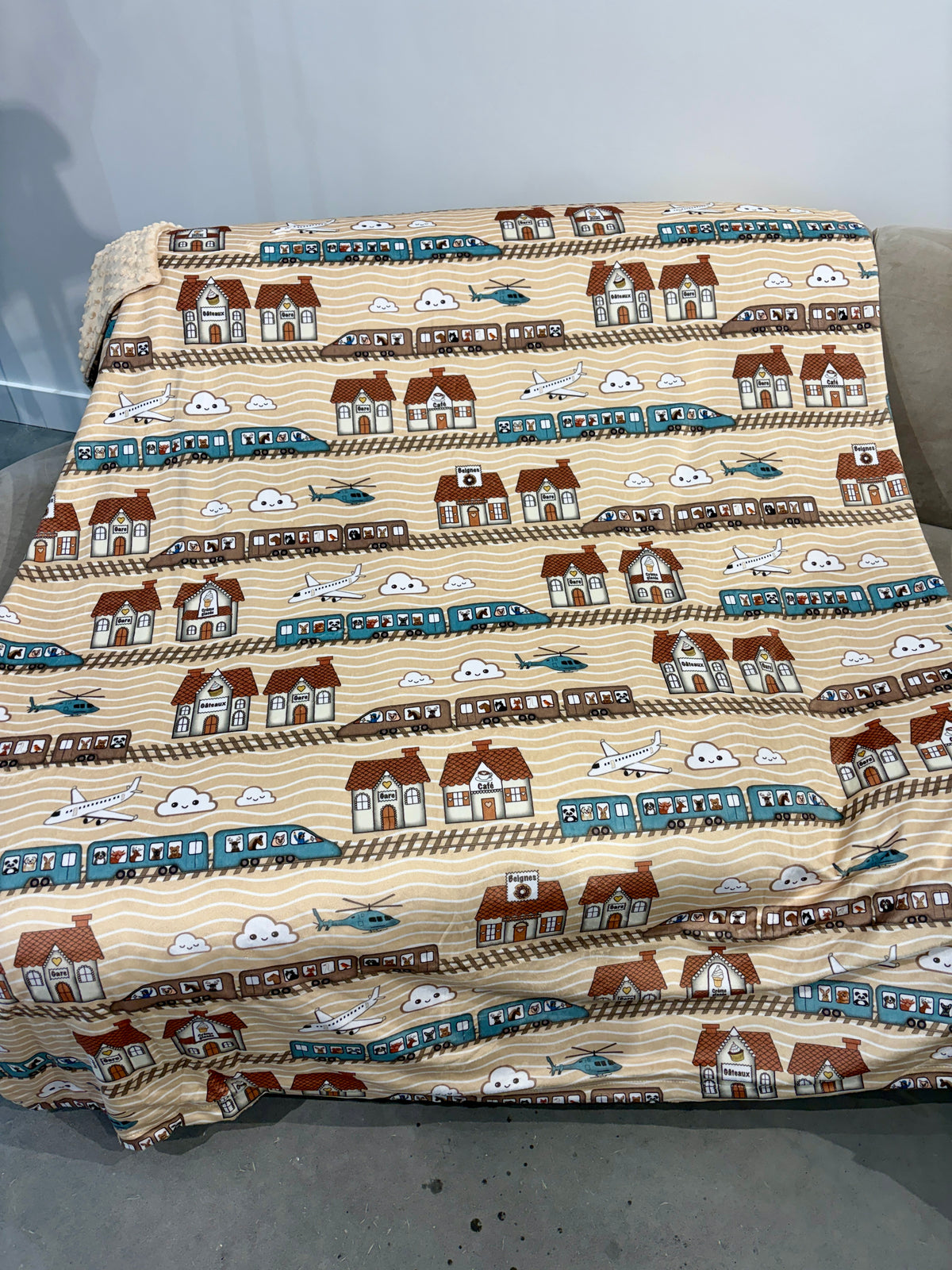 Couverture Moyenne : Train des animaux