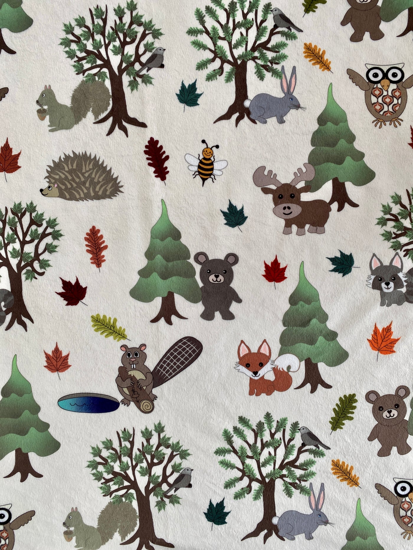 Baby Blanket: Forest Animals