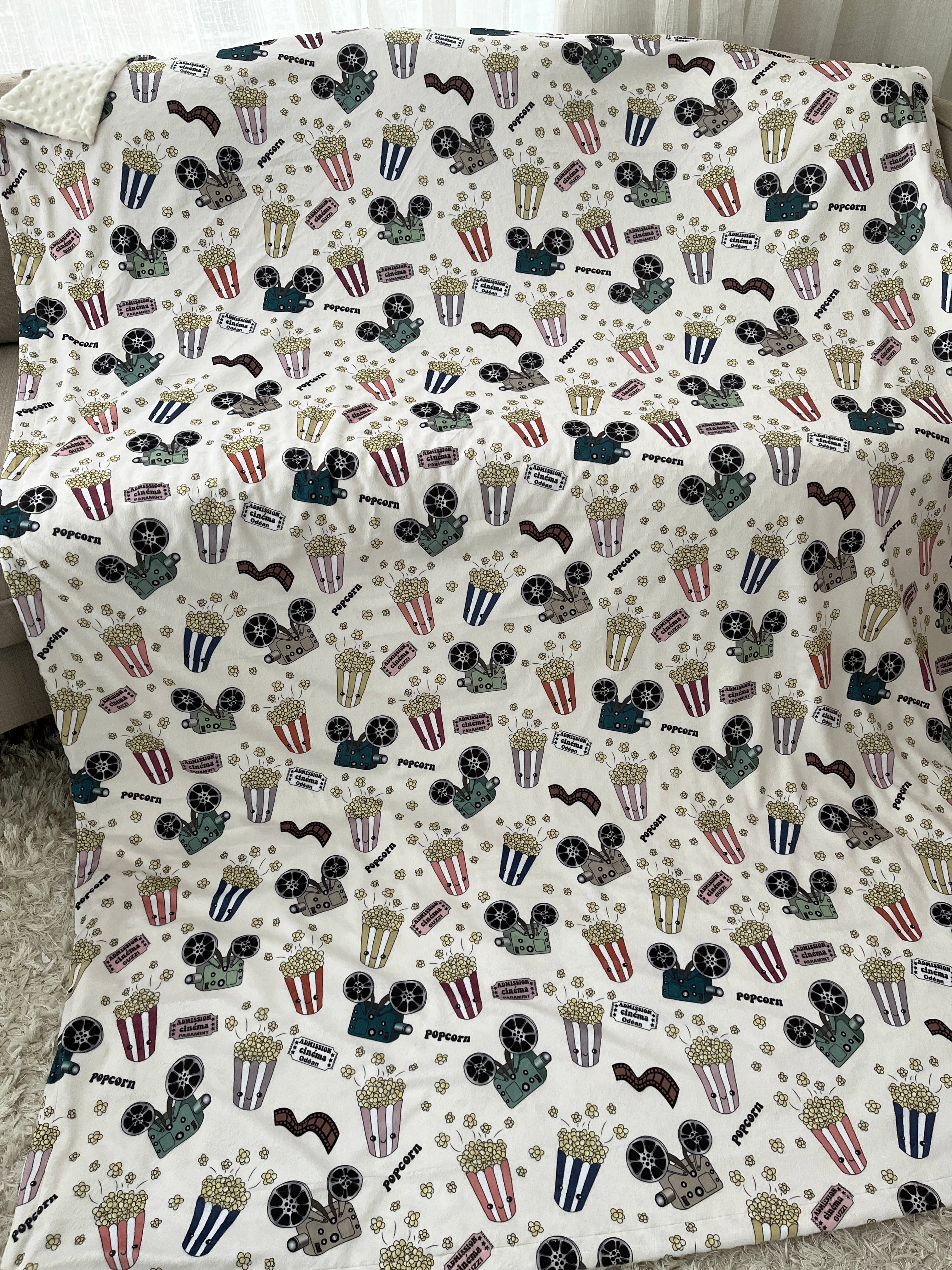 Giant blanket: Cinema and Popcorn