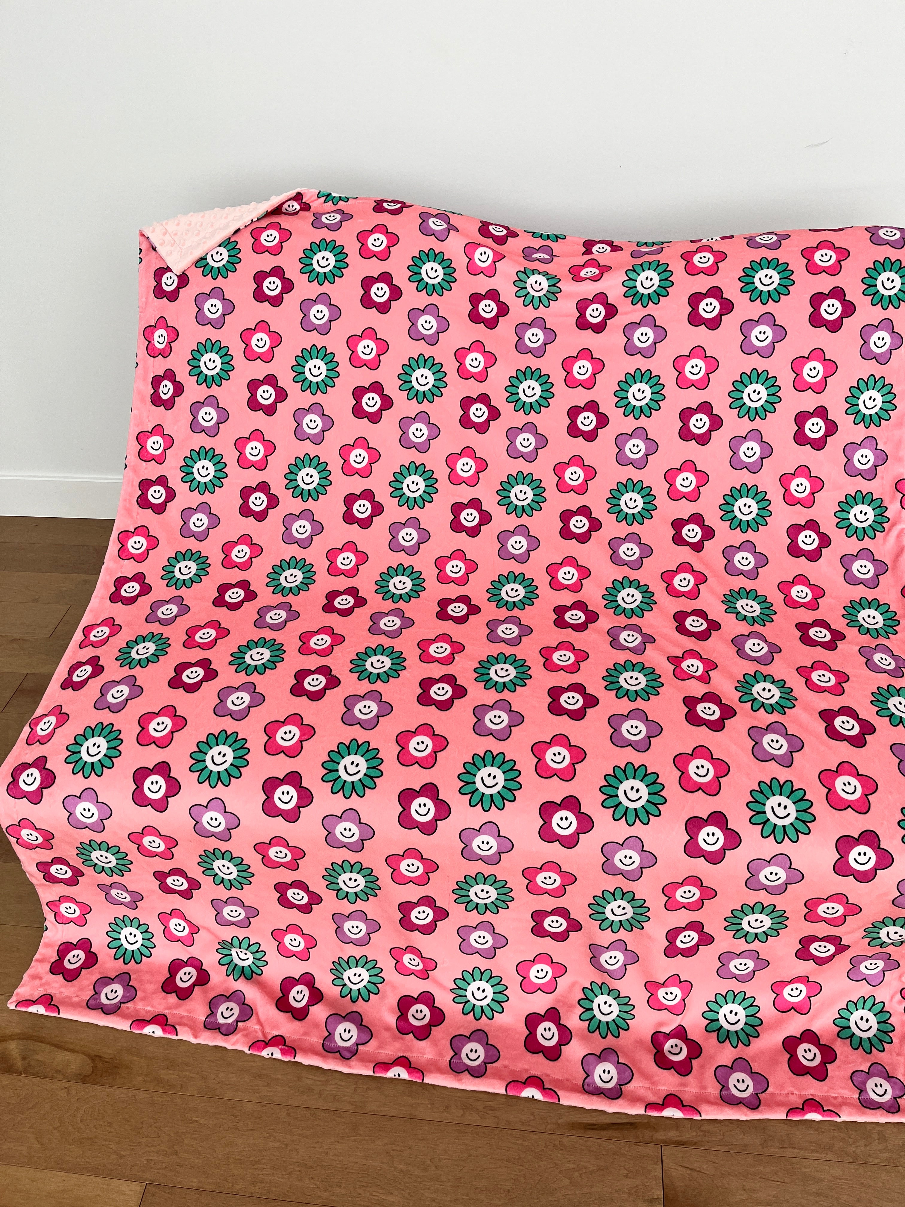 Couverture Moyenne : Fleurs souriantes