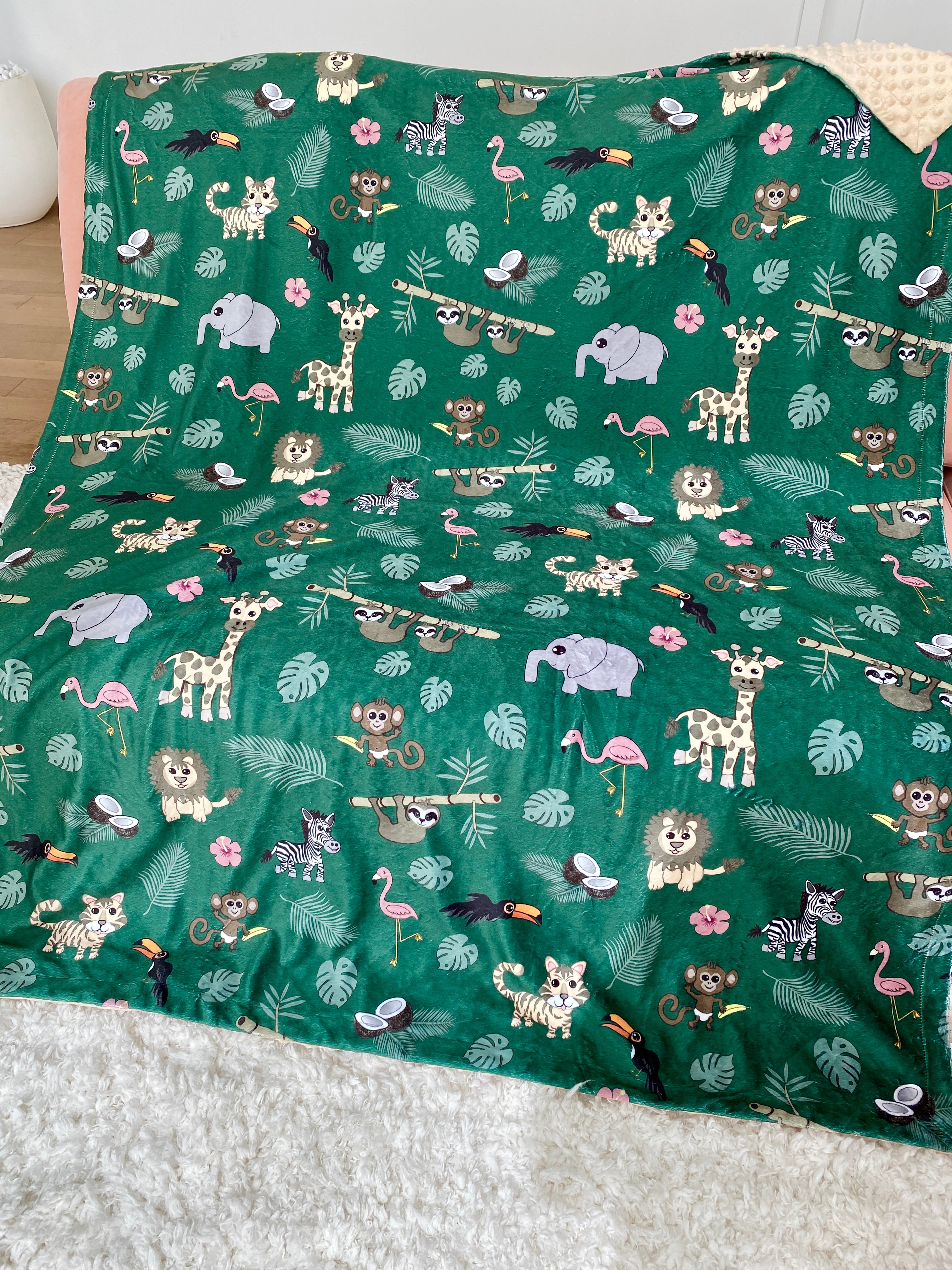 Couverture Moyenne : Animaux de la jungle