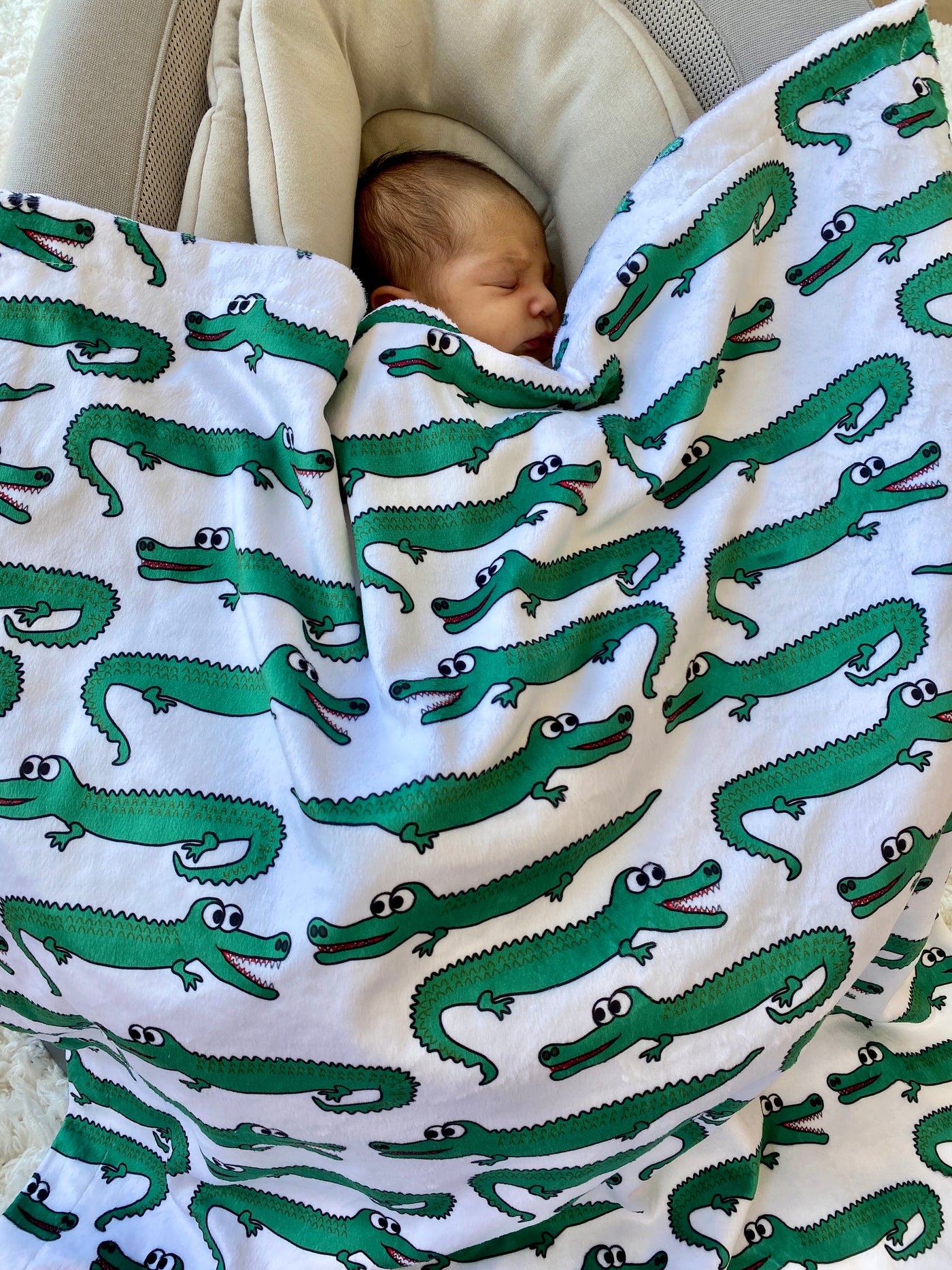 Baby blanket: Island of Crocodiles