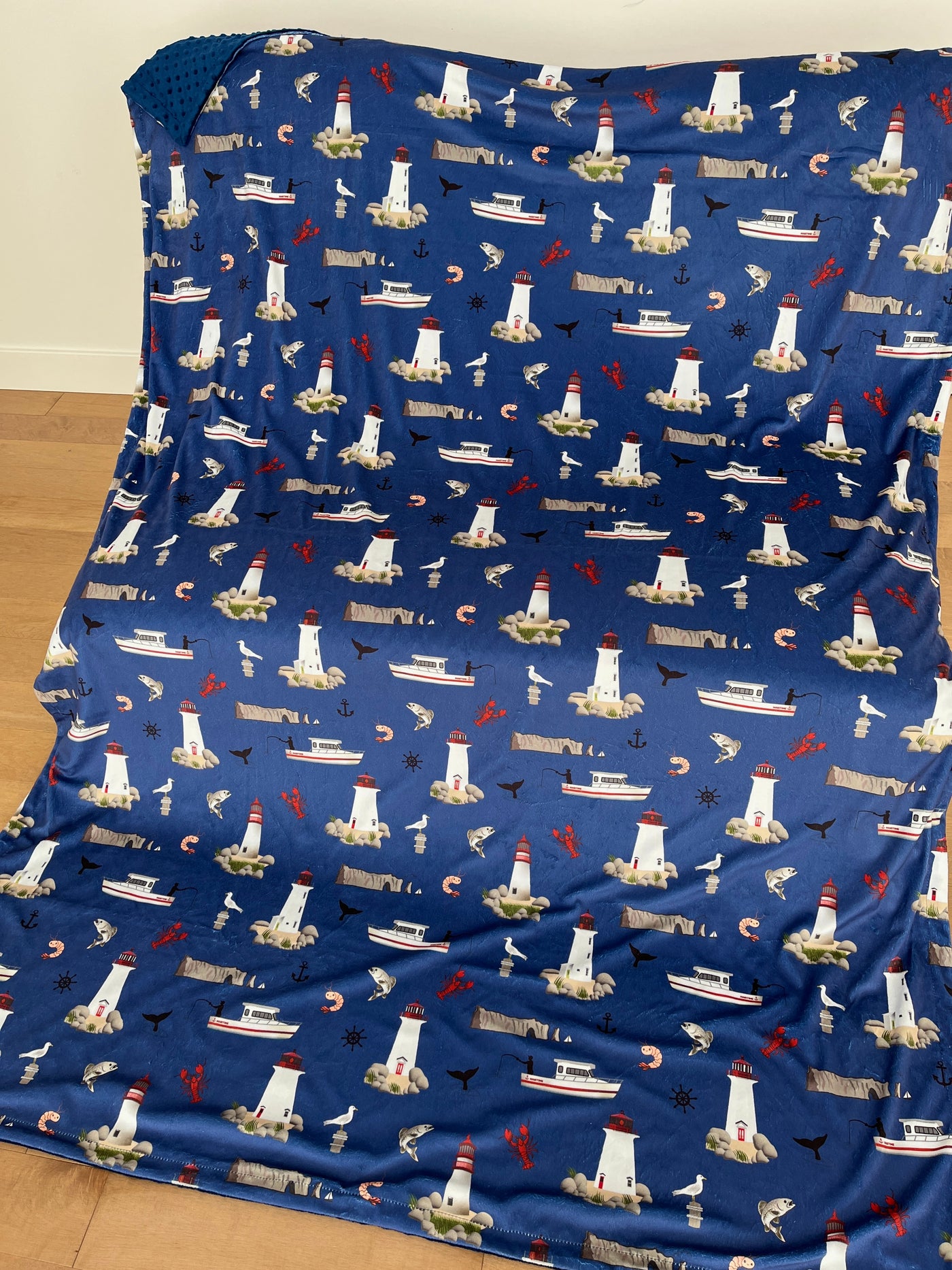 Giant blanket: Maritime (Navy blue)