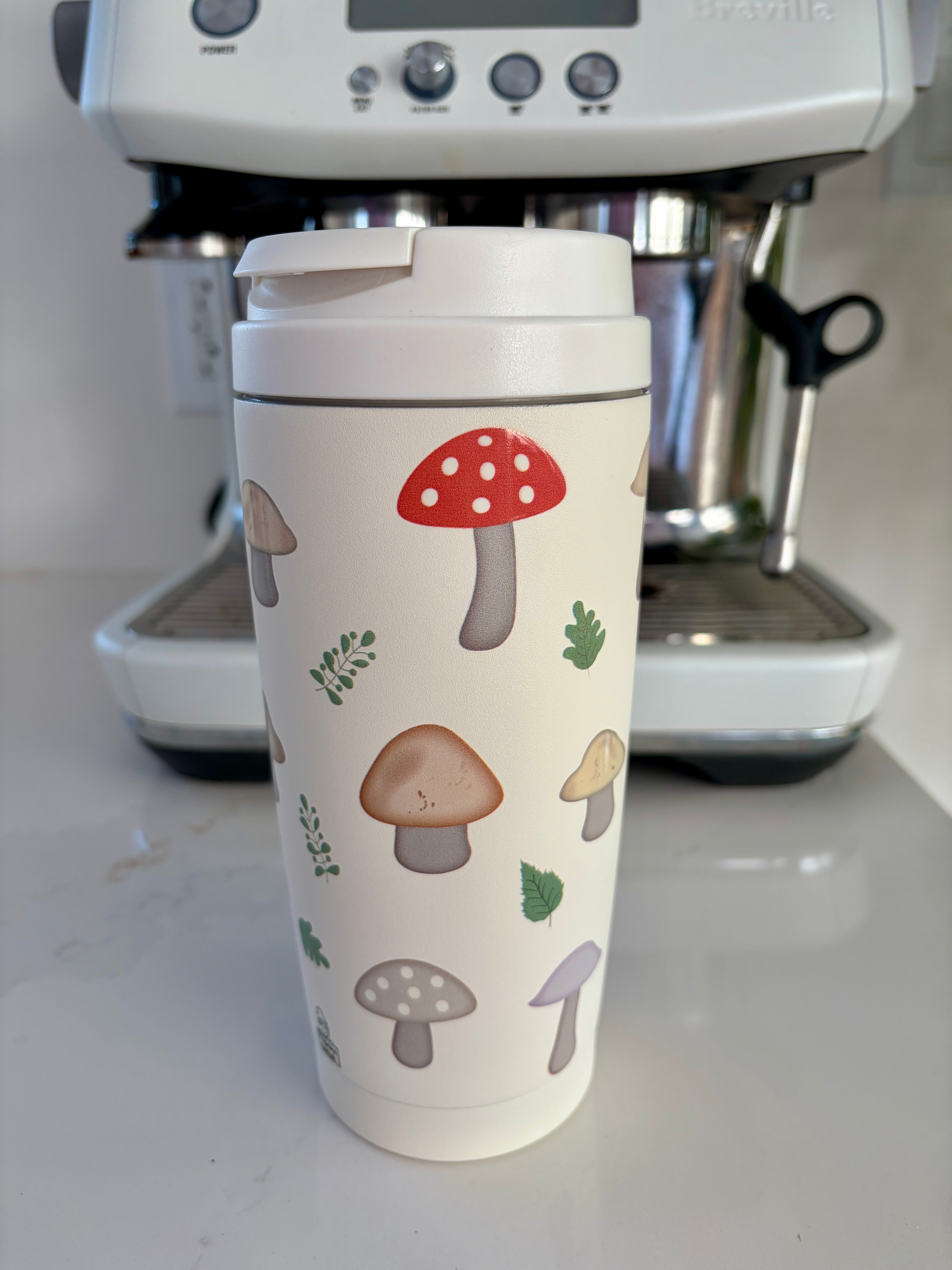 Tasse de café isoterme 500 ml : Champignons collection monde merveilleux