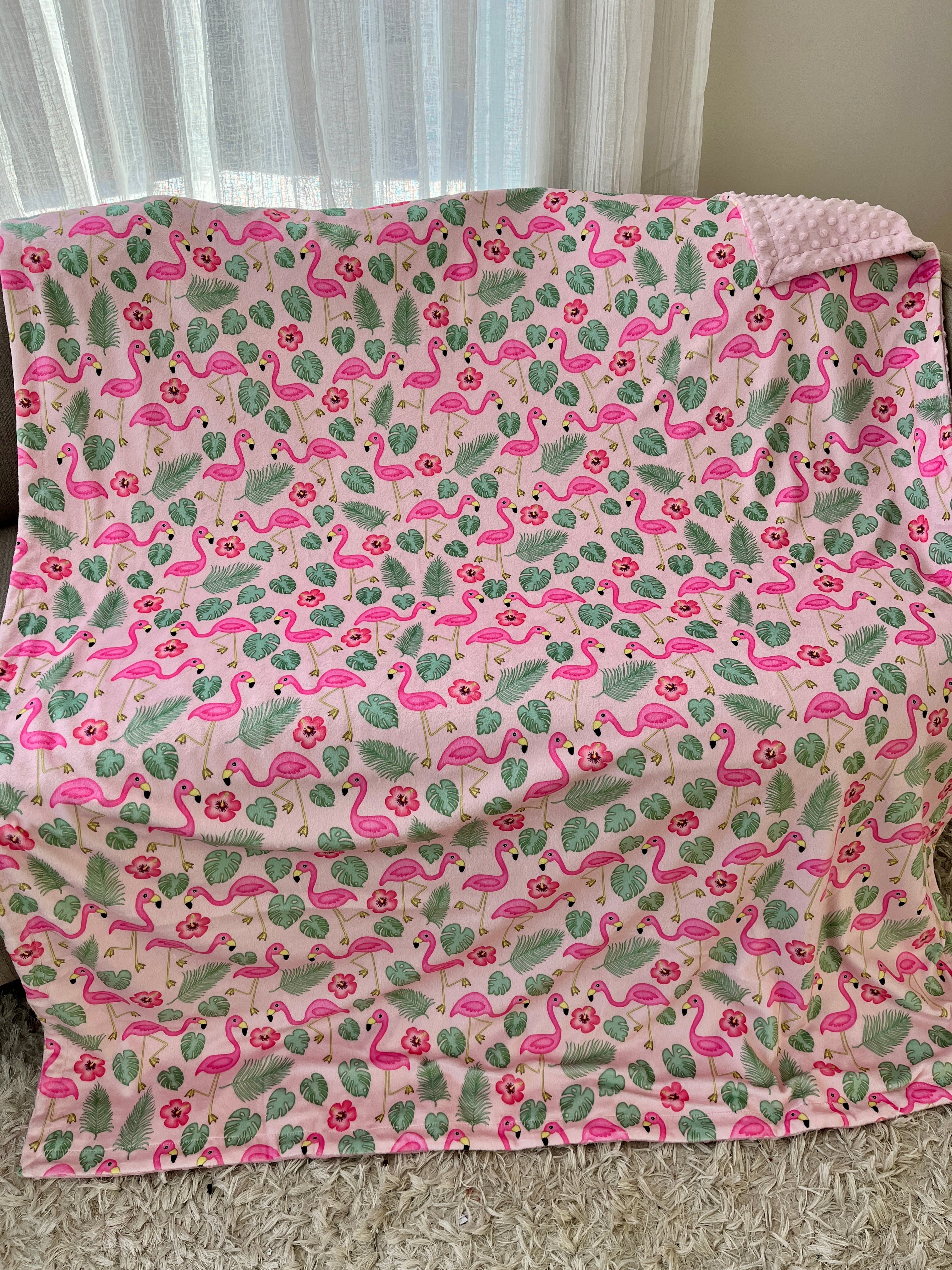 Couverture Moyenne : Party de flamants roses