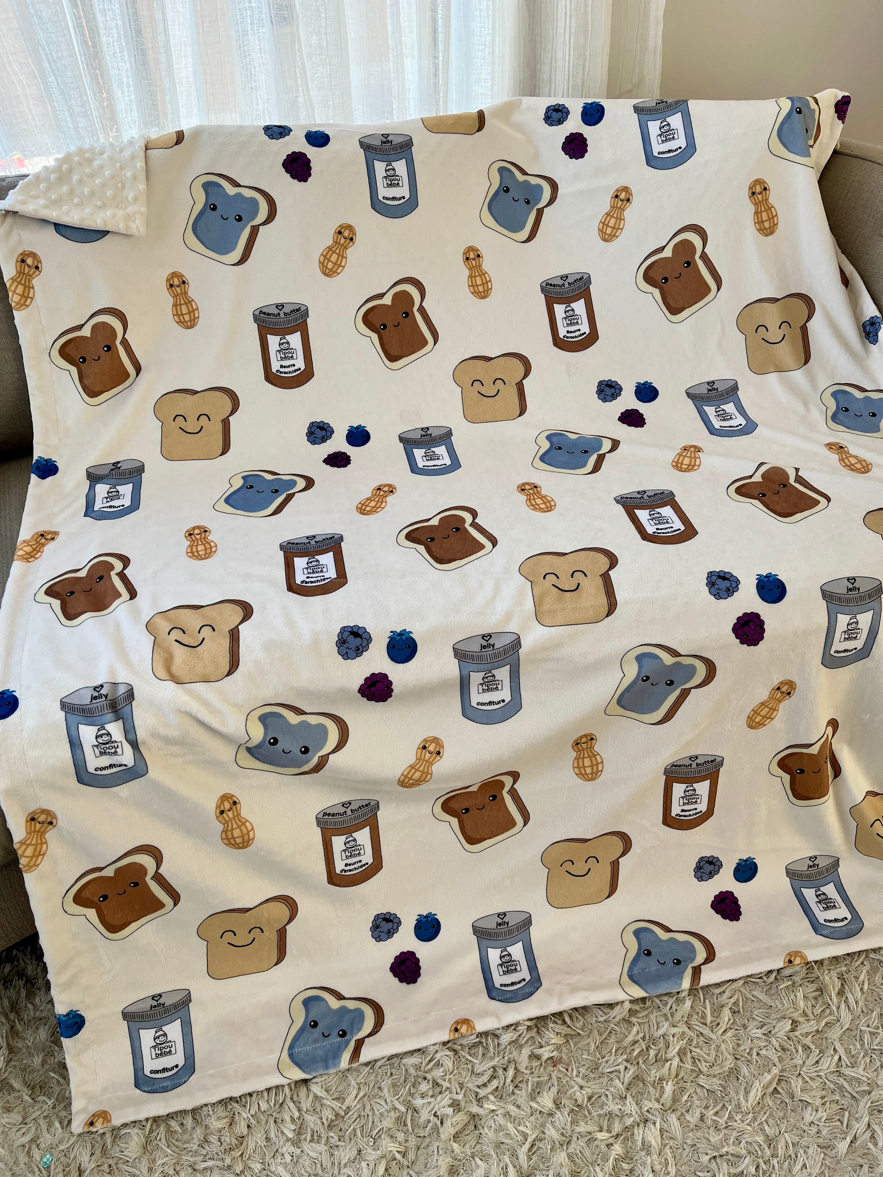 Couverture Moyenne : Beurre d'arachides et confiture