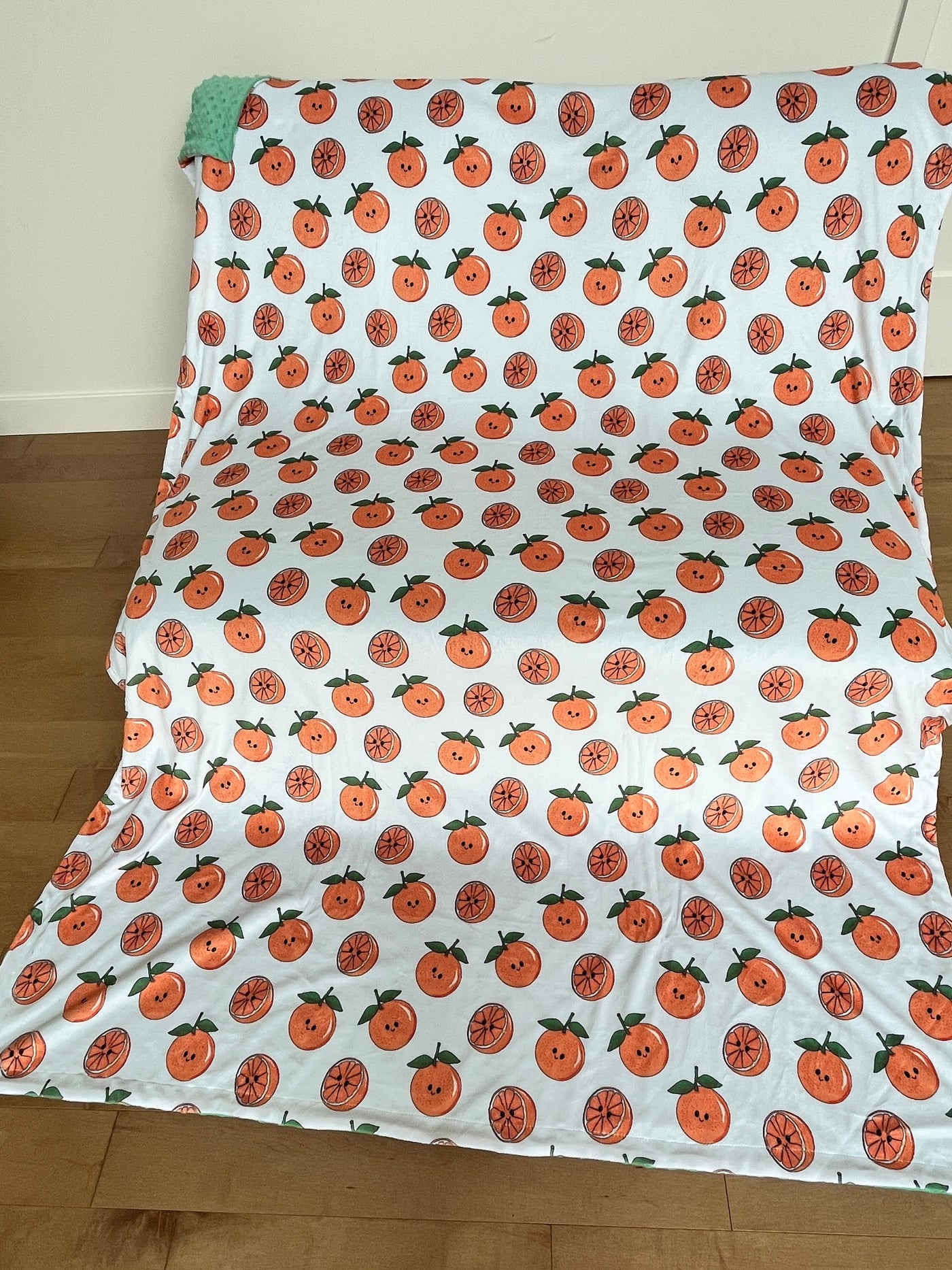 Giant blanket: Radiant oranges