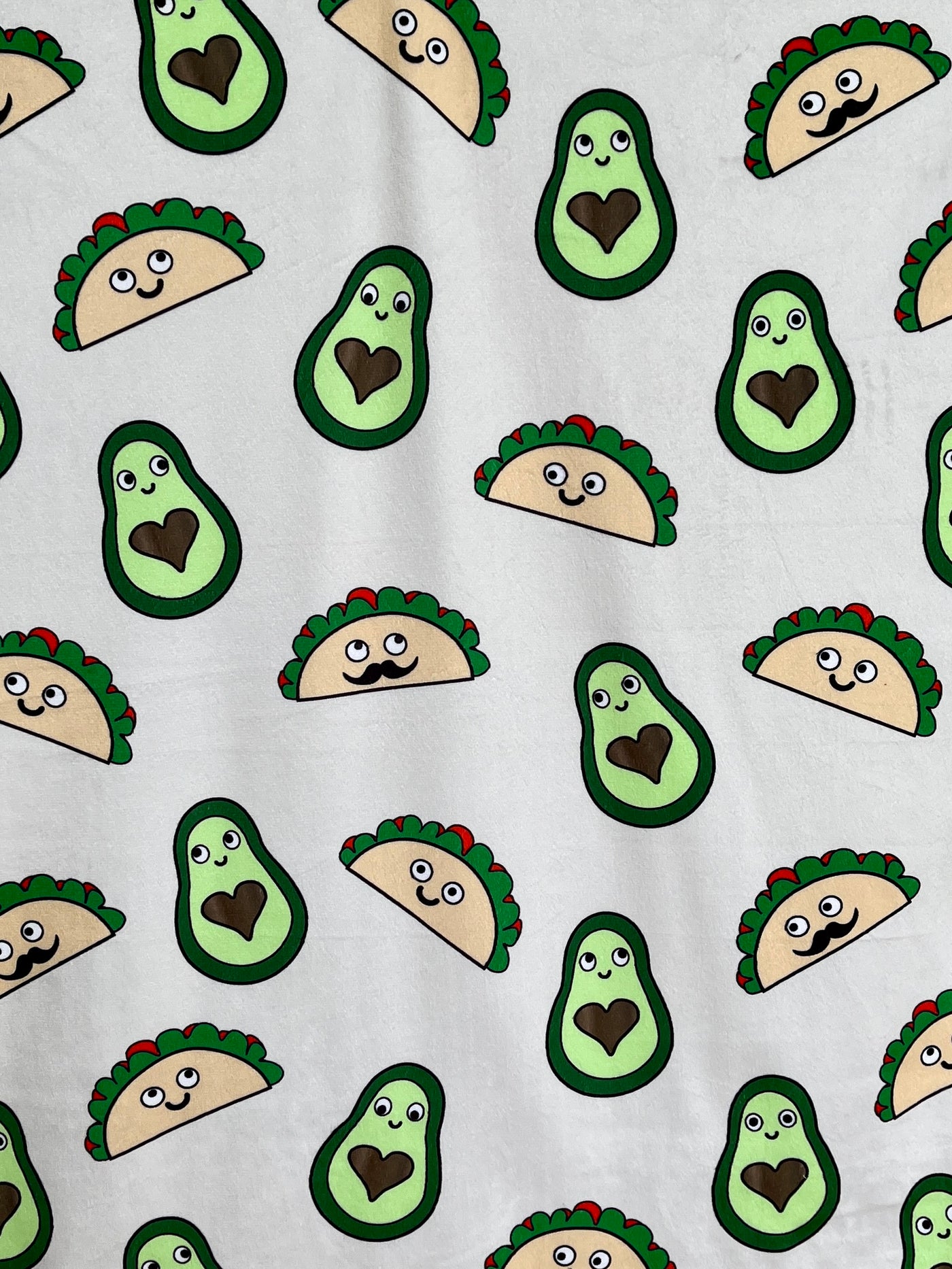 Couverture de bébé : Tacos avocats crème