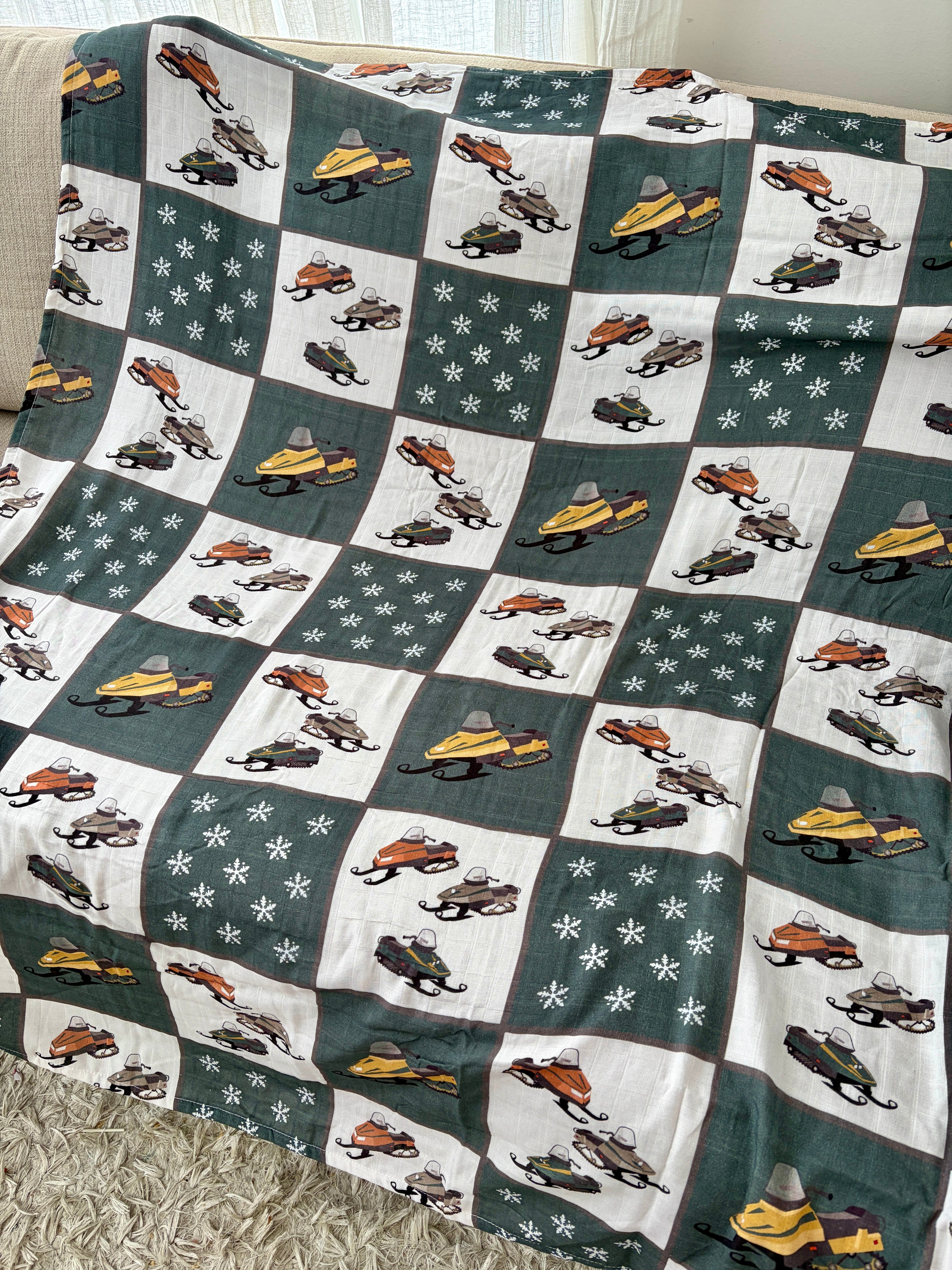 Couverture de mousseline: Amateurs de motoneige