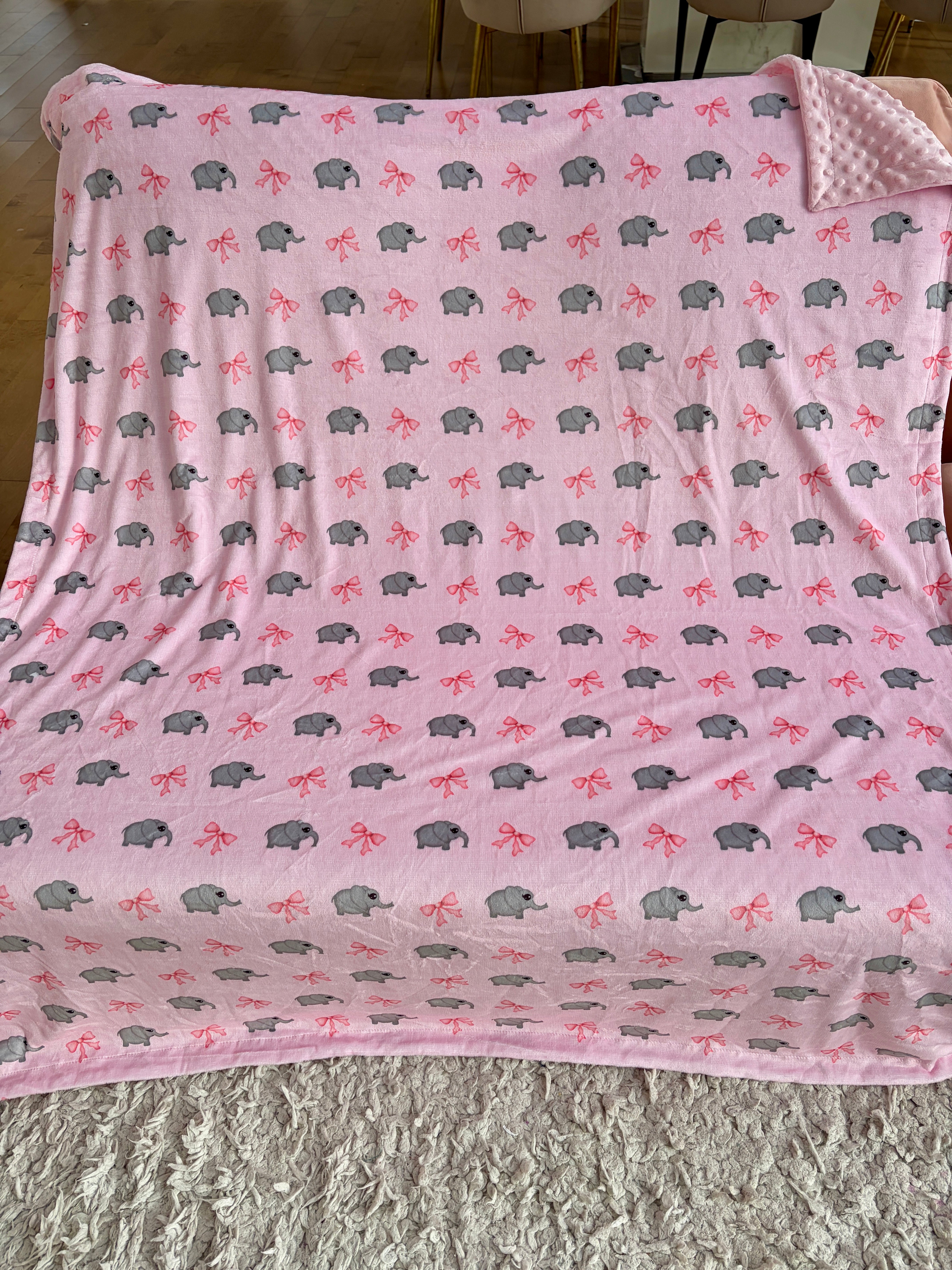 Couverture Moyenne : Éléphants mignons et boucles