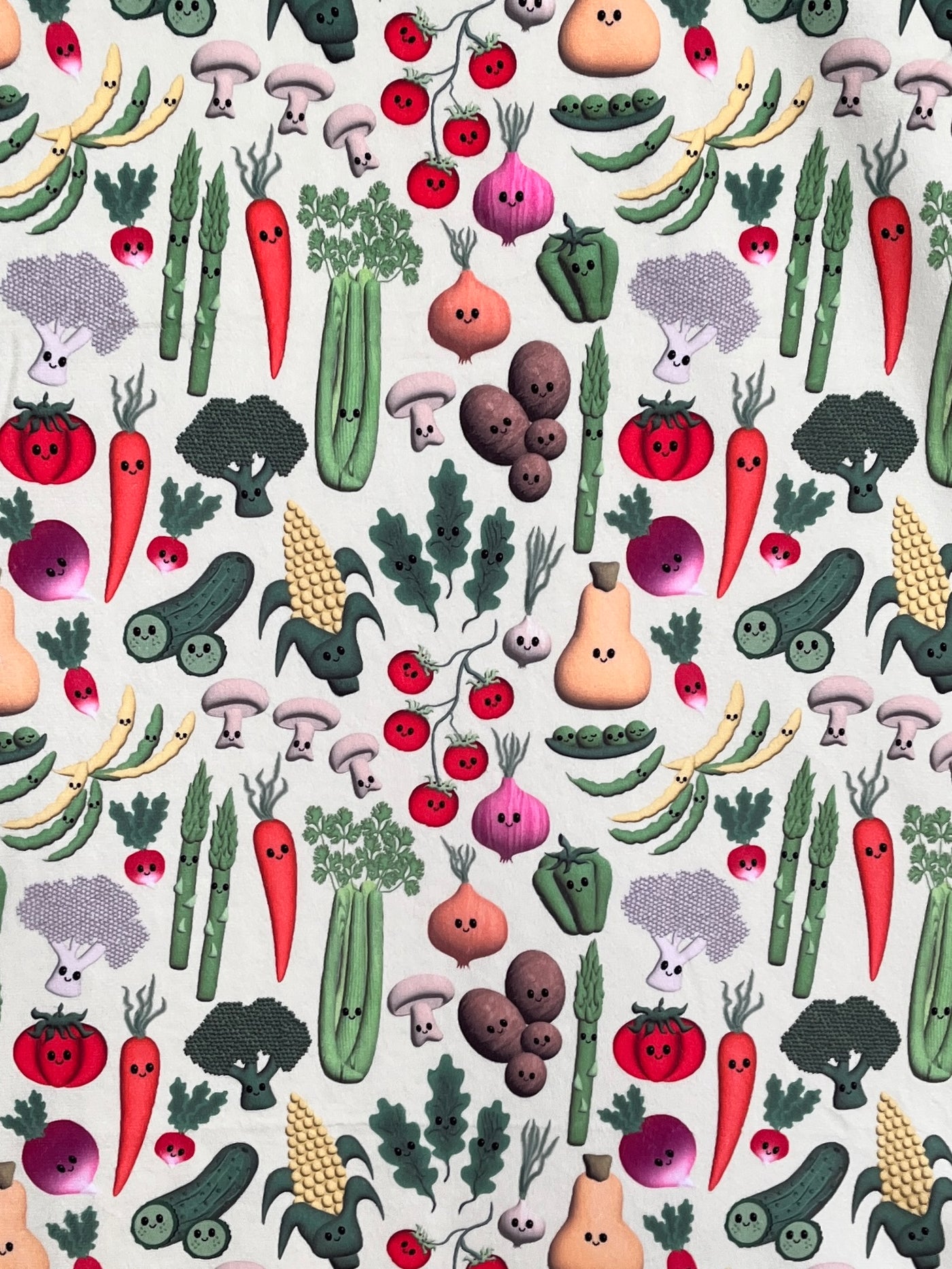 Baby blanket: The crazy vegetable garden