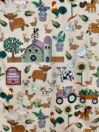 Giant blanket: Pink Country Farmhouse