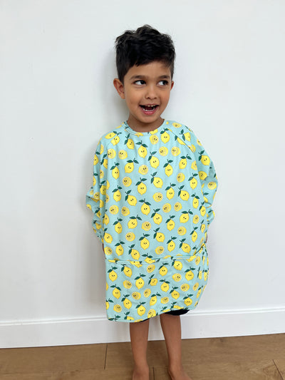 Waterproof art and cooking apron for children (4 to 7 years): Radiant lemons