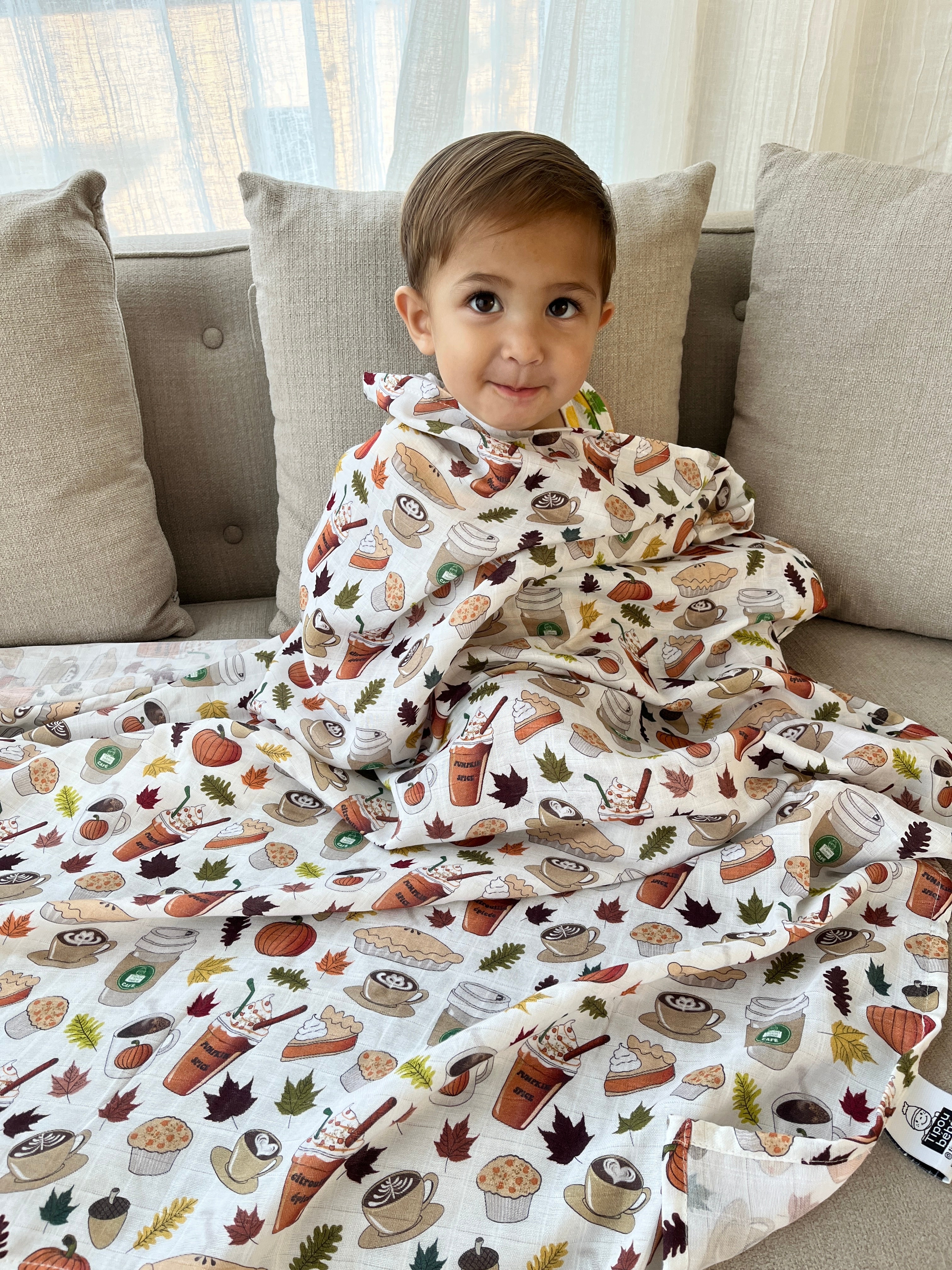 Couverture de mousseline: Citrouille épicée