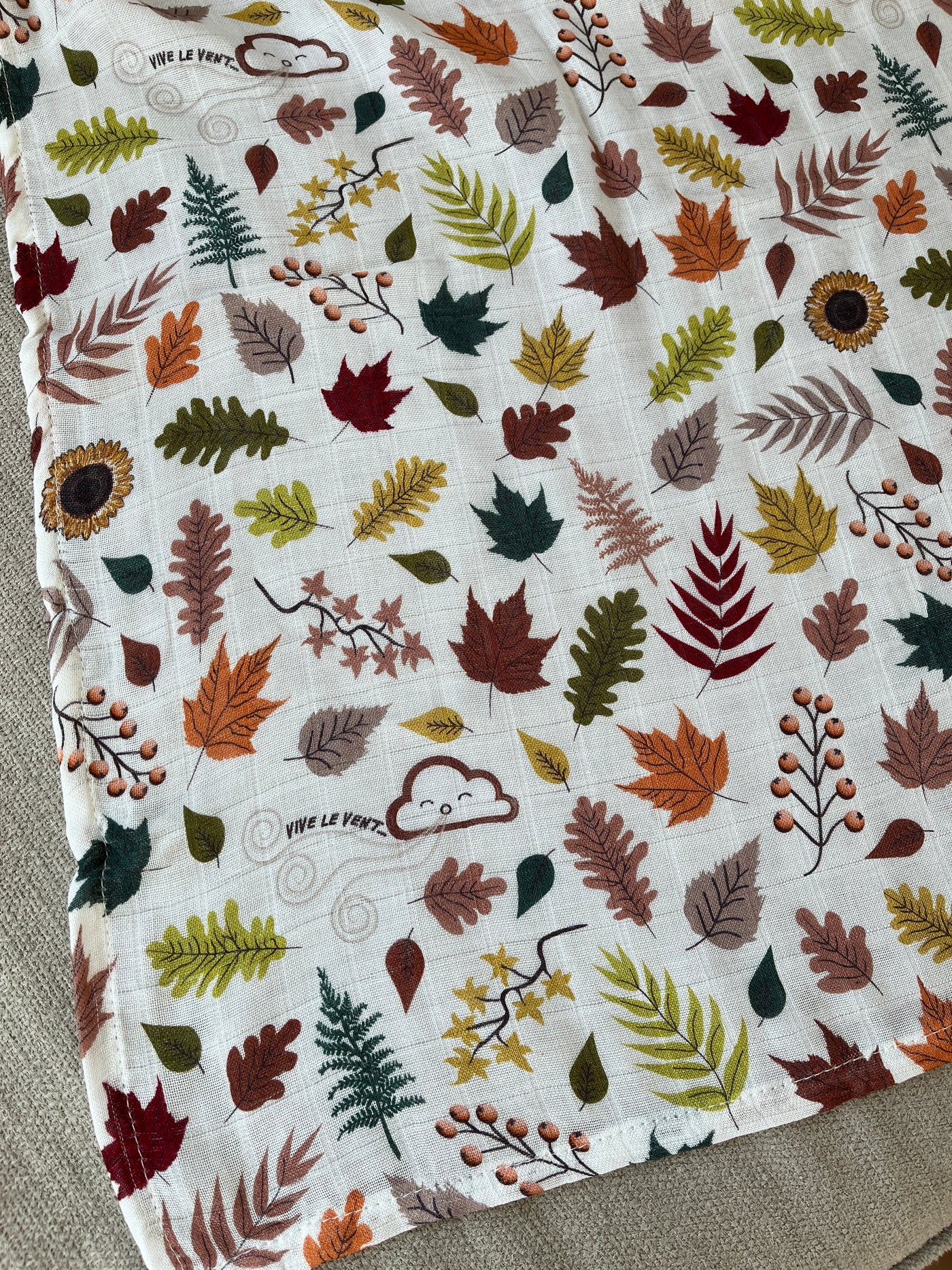 Couverture de mousseline: Vive le vent d'automne