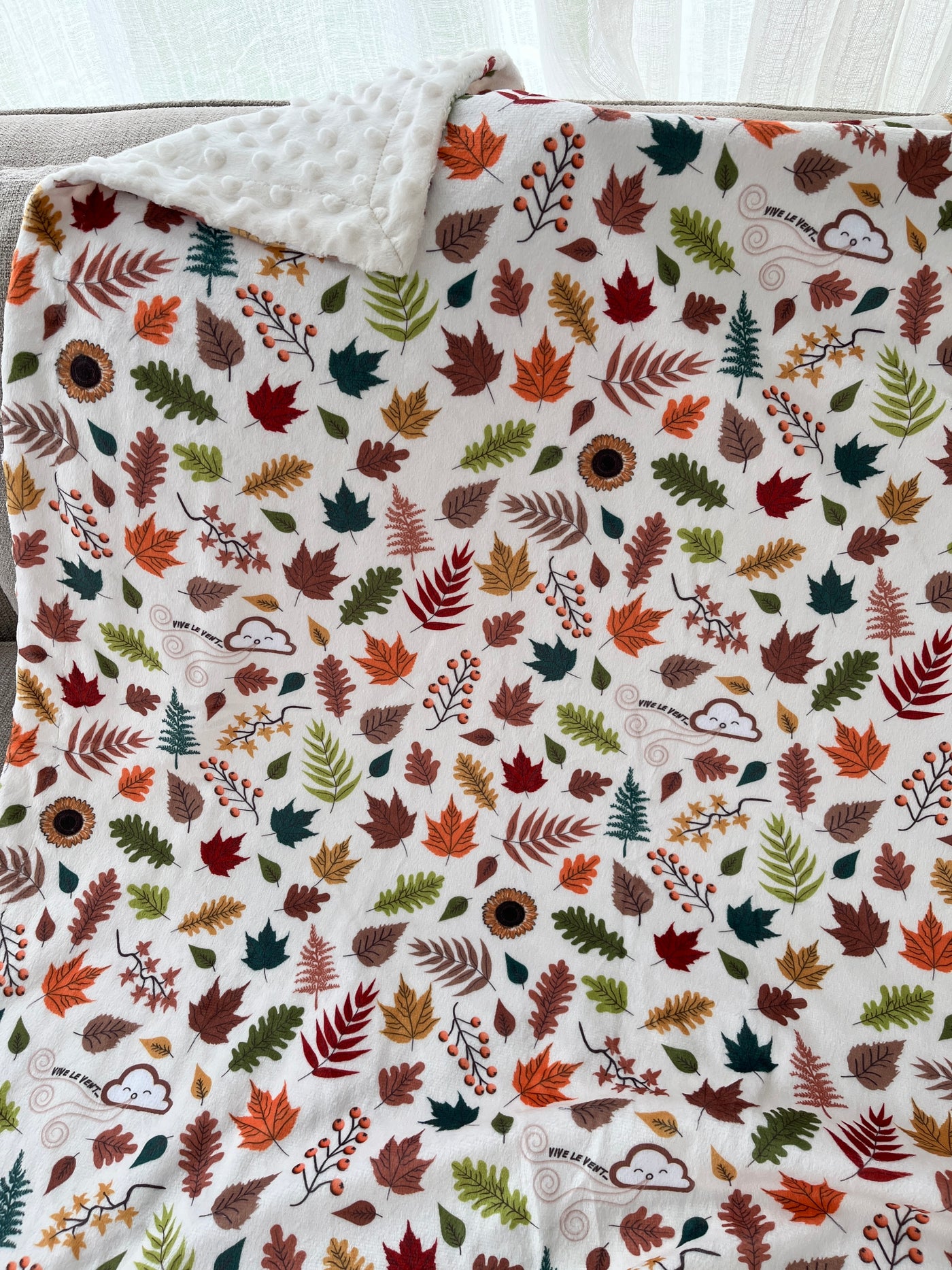 Baby blanket: Long live the autumn wind