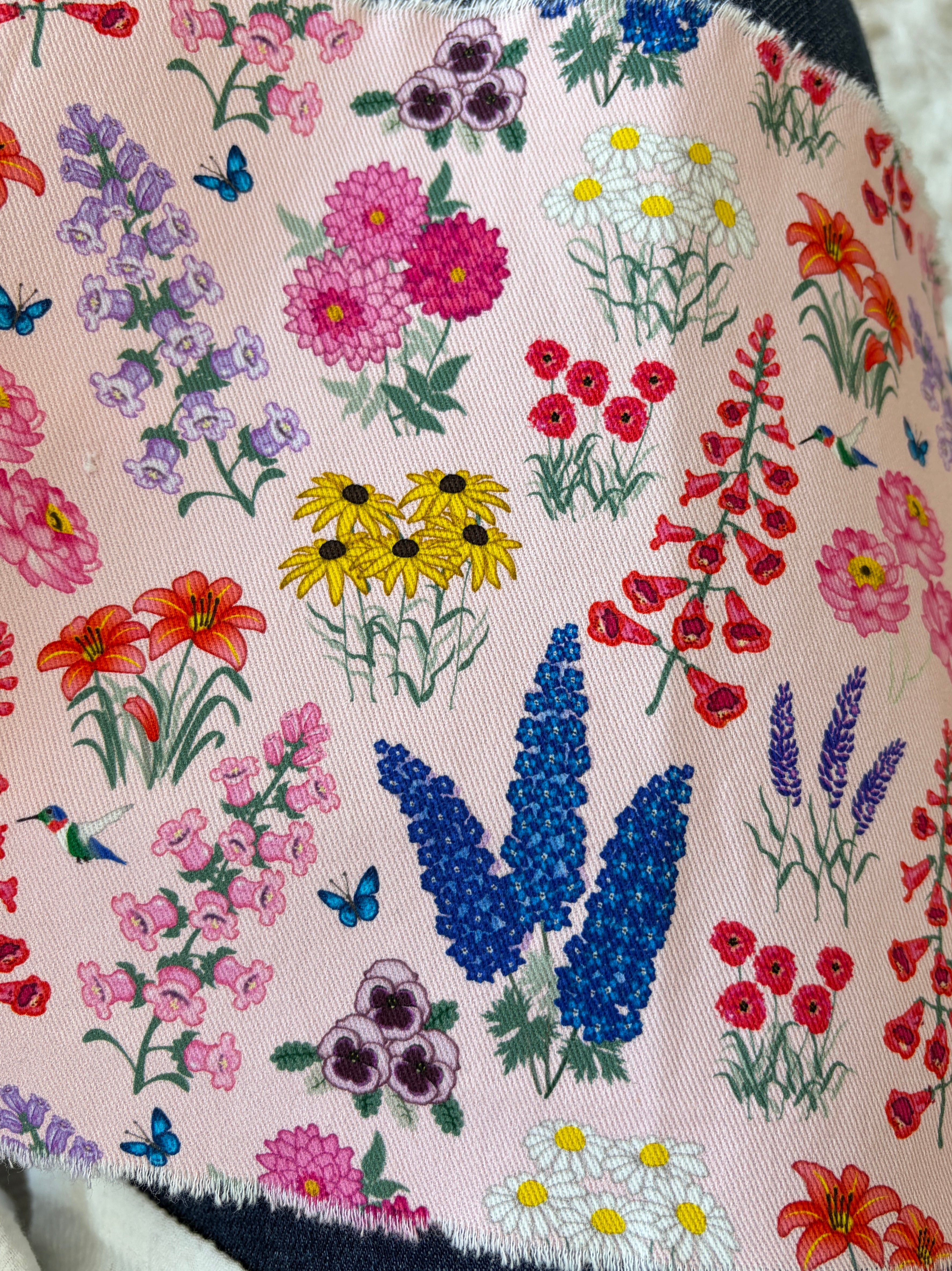 Chapeau Reversible : Jardin de fleurs de campagne