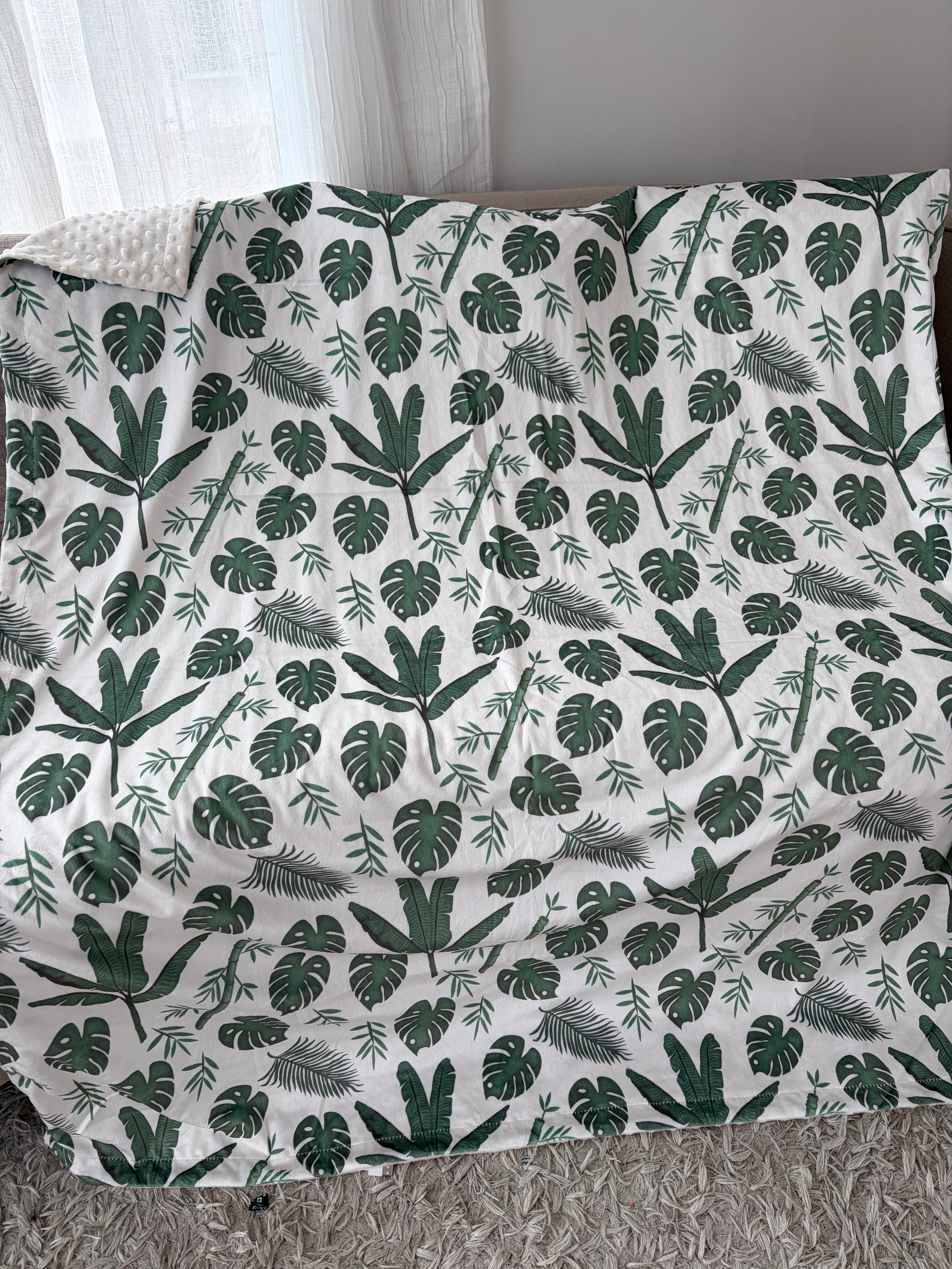 Couverture Moyenne : Feuillage de jungle