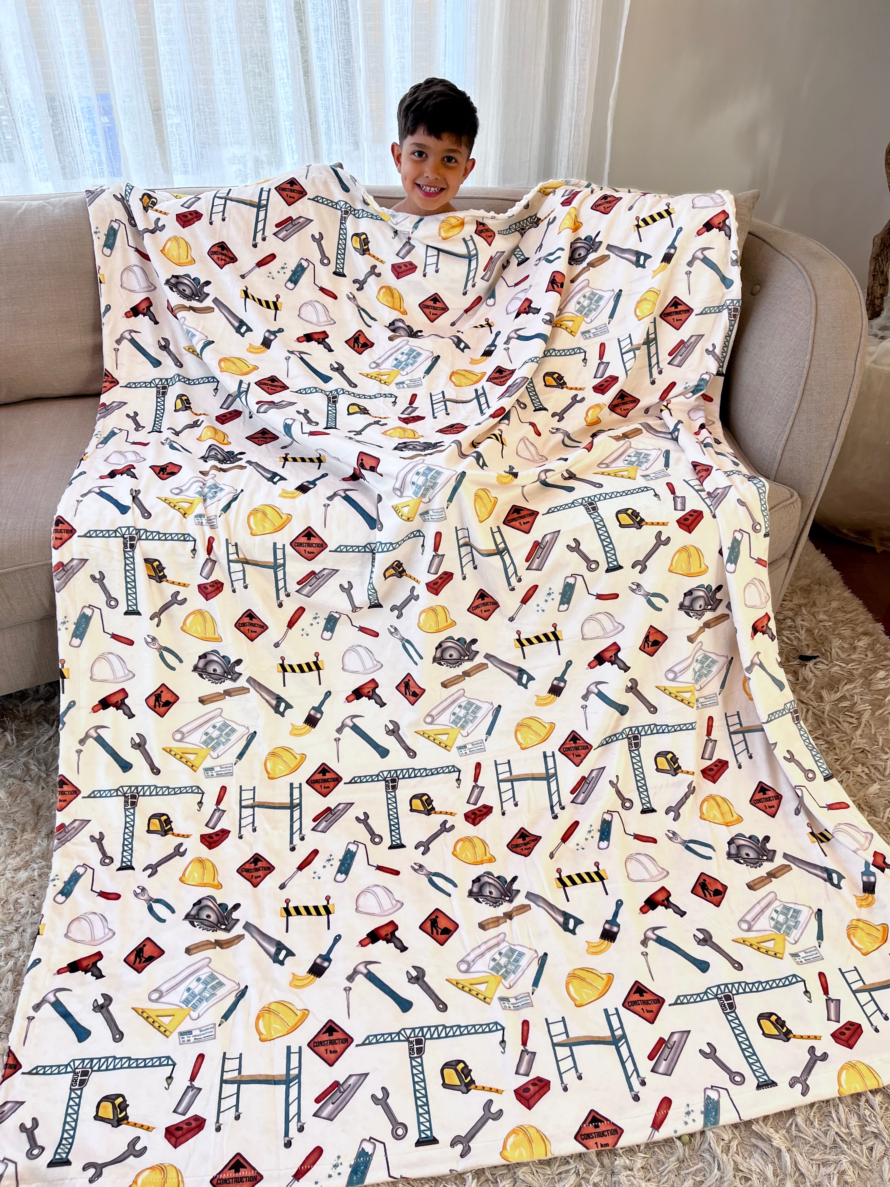 Couverture Géante : Vacances de la construction