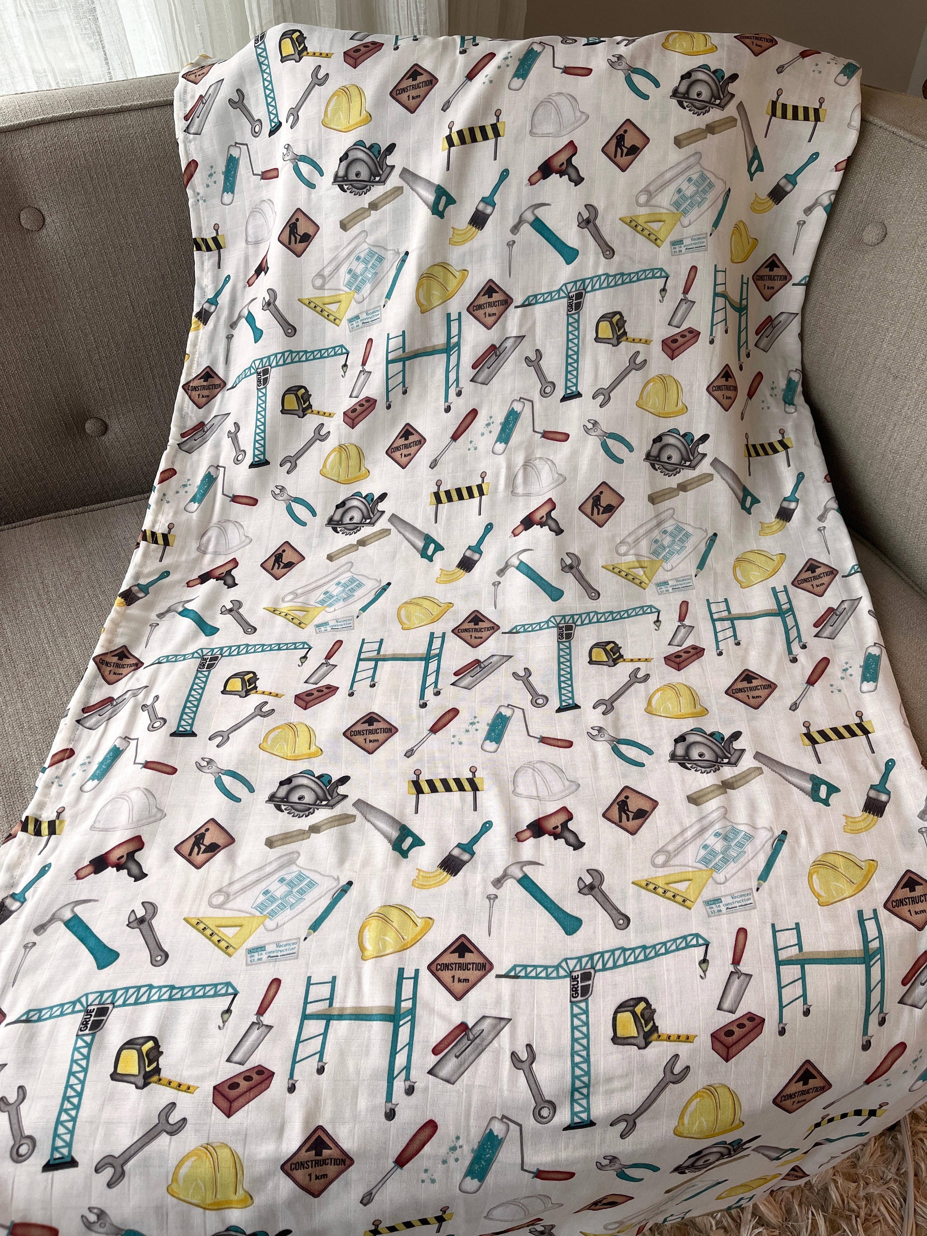 Couverture de mousseline: Vacances de la construction