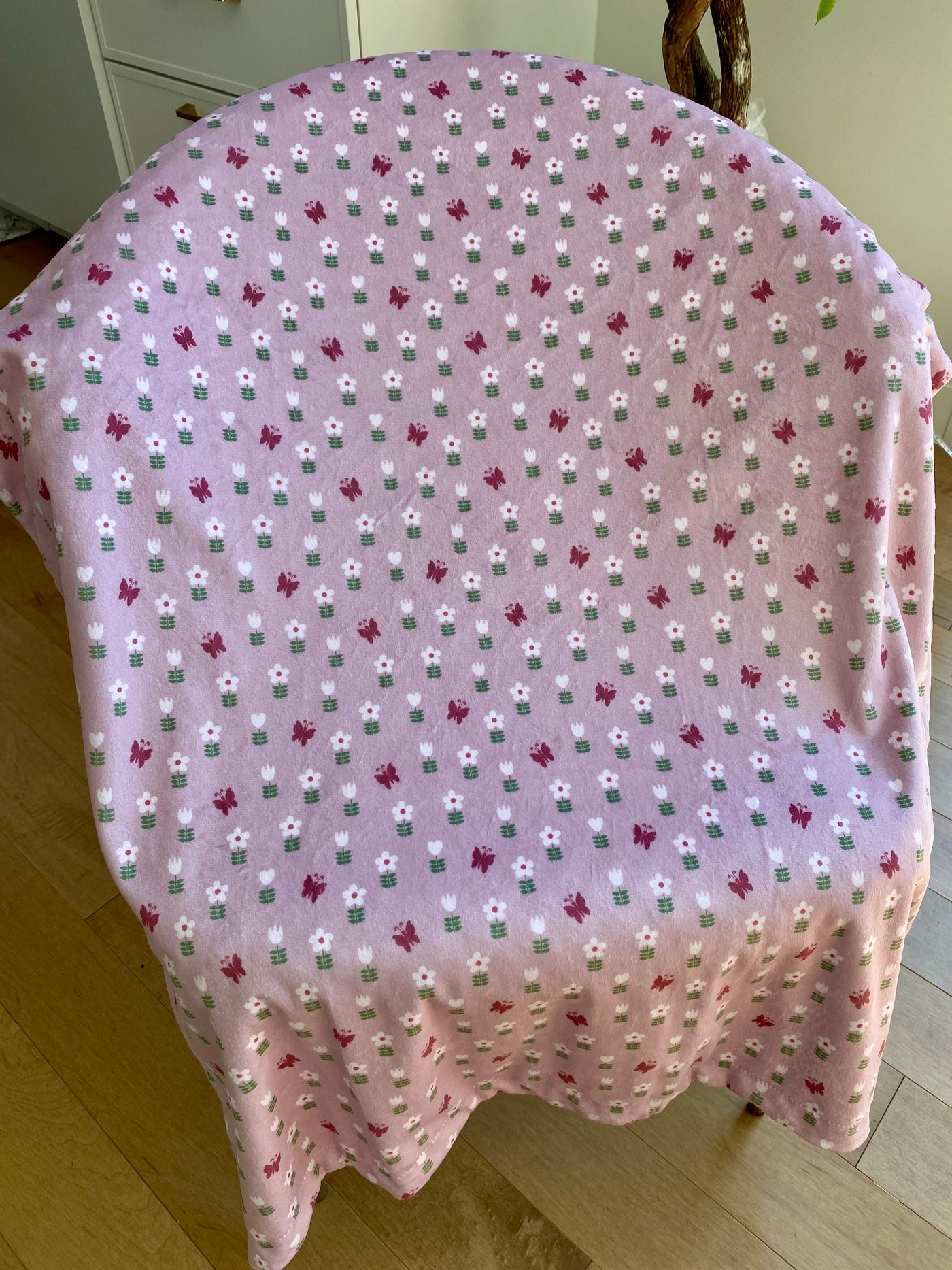 Baby Blanket: Tulip garden