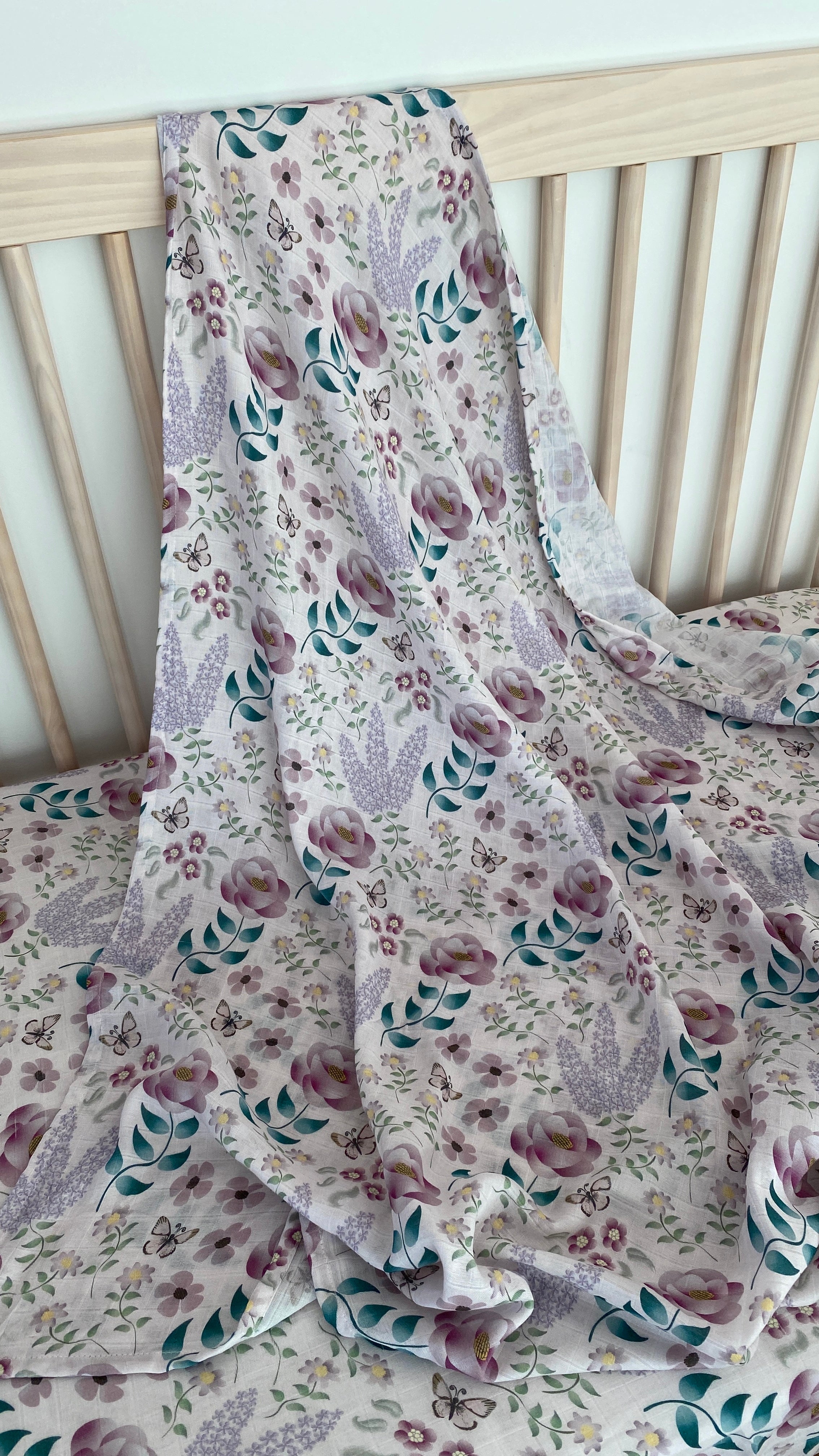 Couverture de mousseline: Jardin de Layla