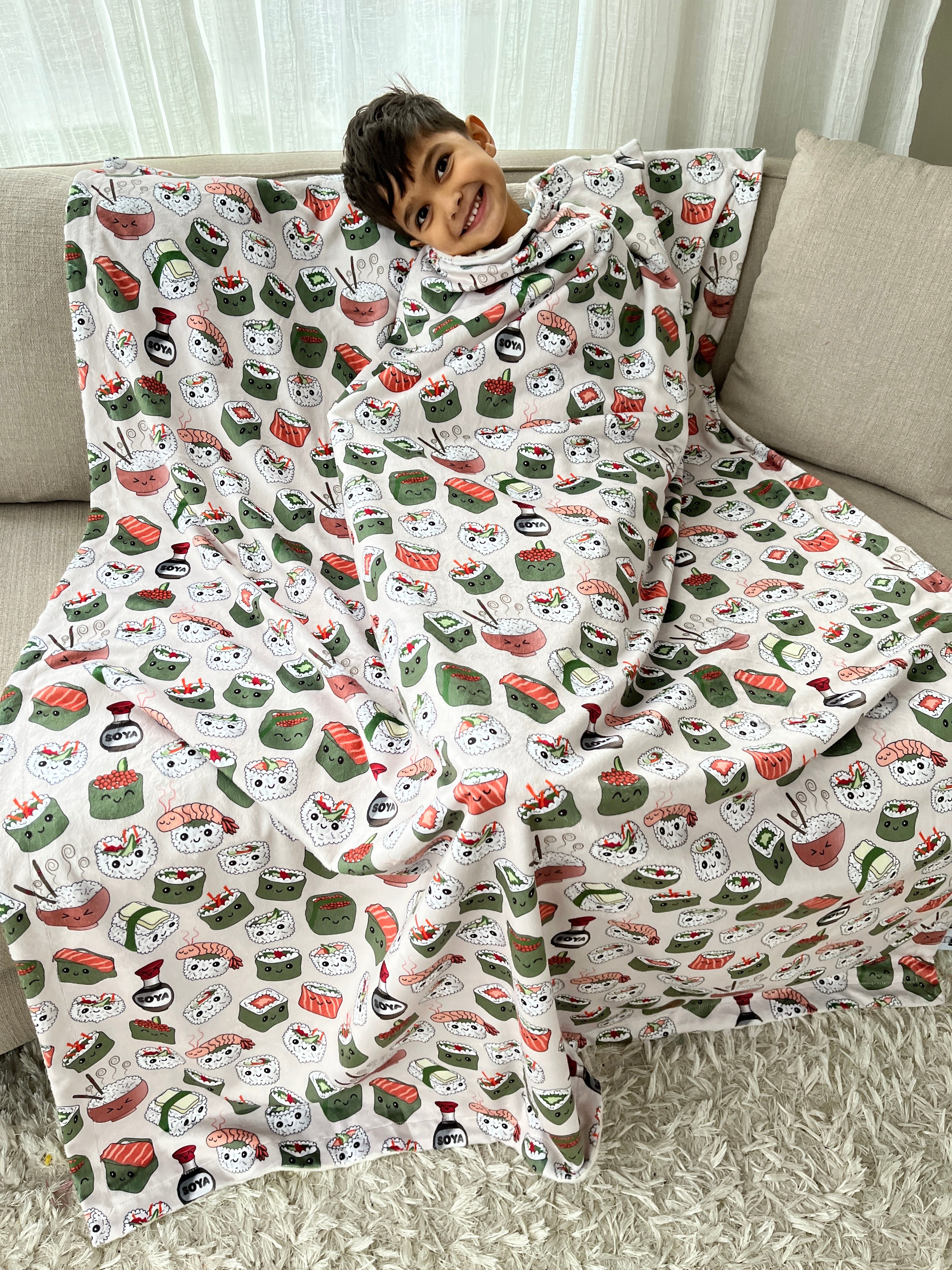 Couverture Moyenne : Sushis heureux