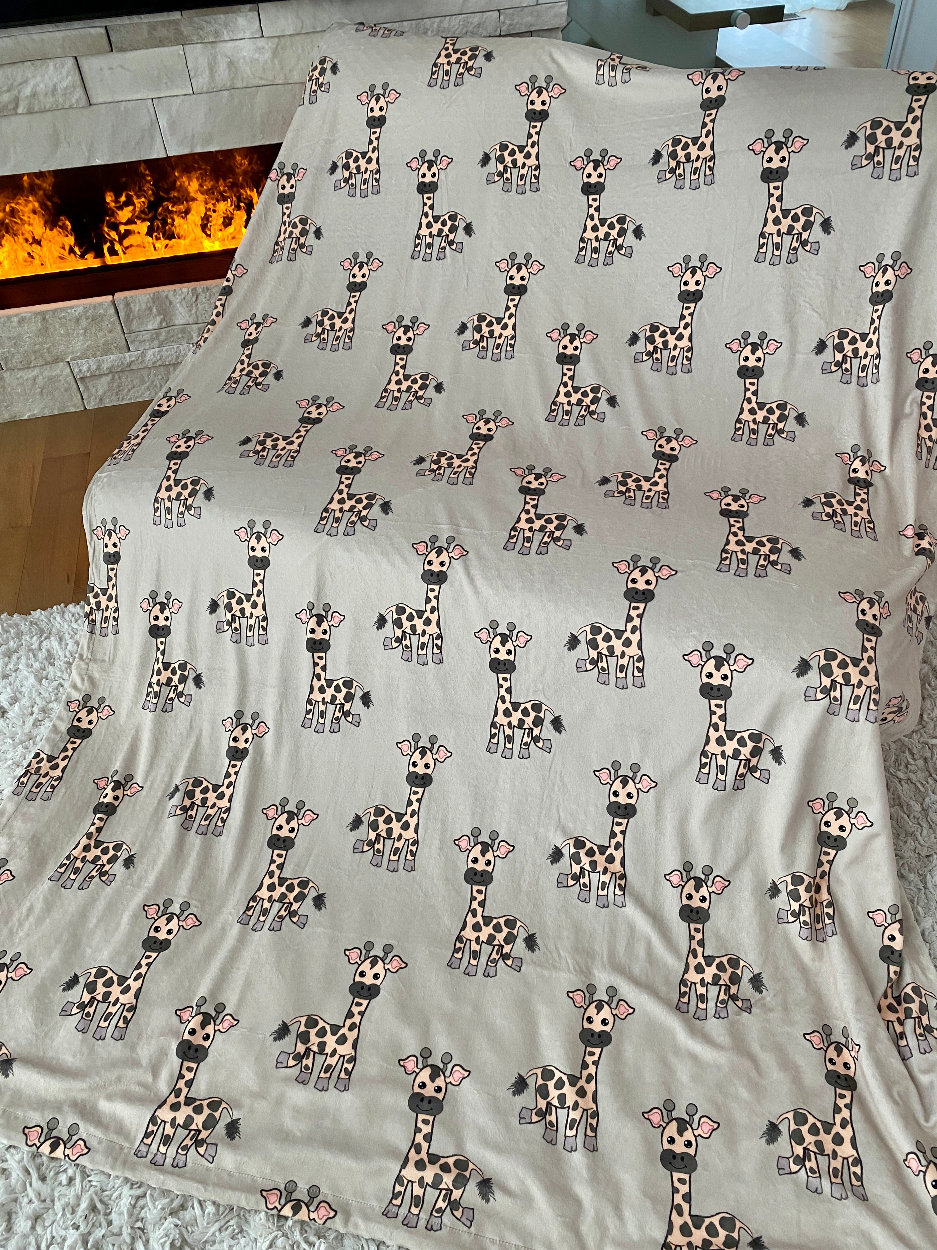 Couverture Géante : Les girafes qui s'esclaffent