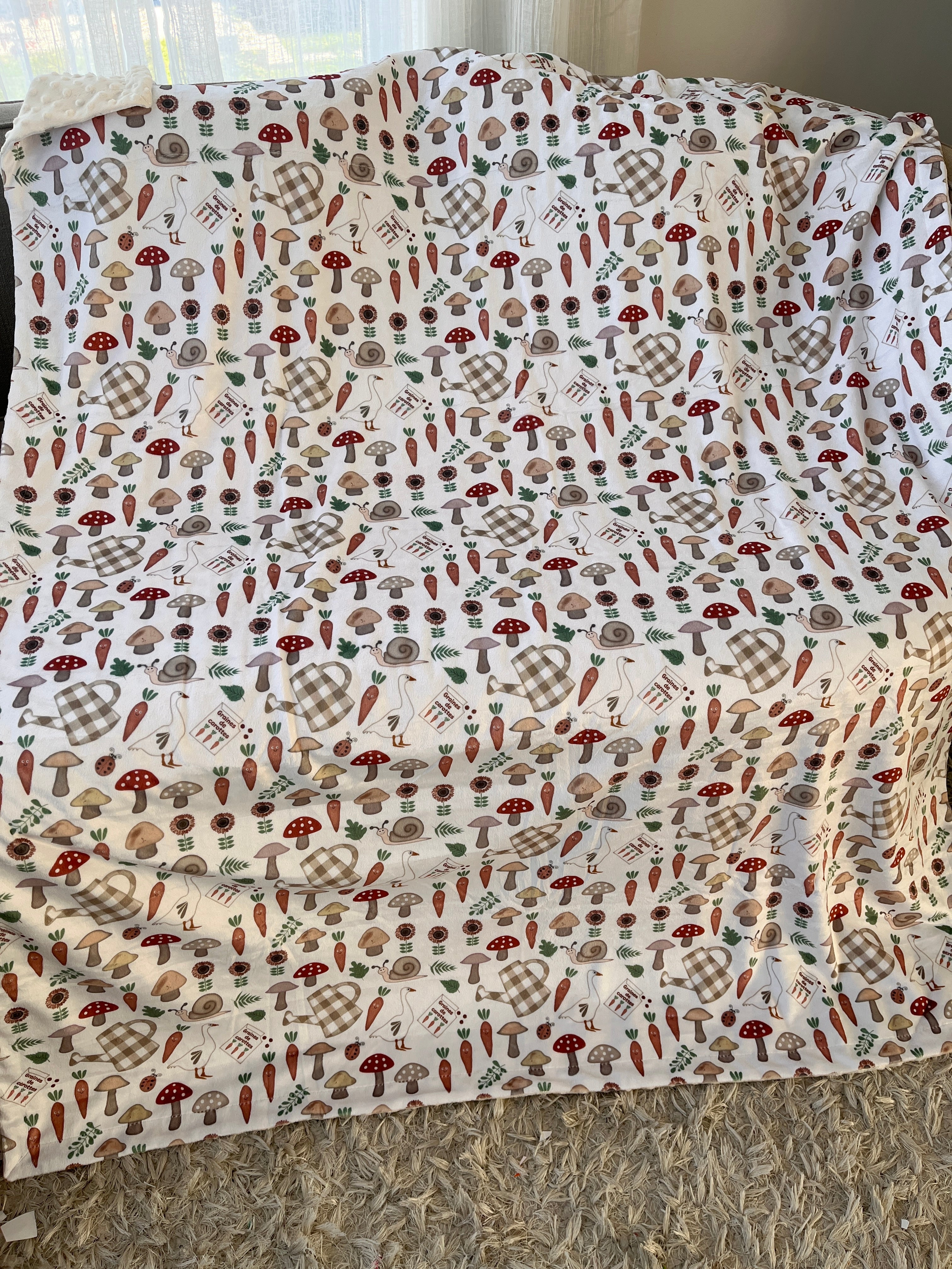 Couverture Moyenne : Oies dans un jardin de carottes collection monde merveilleux