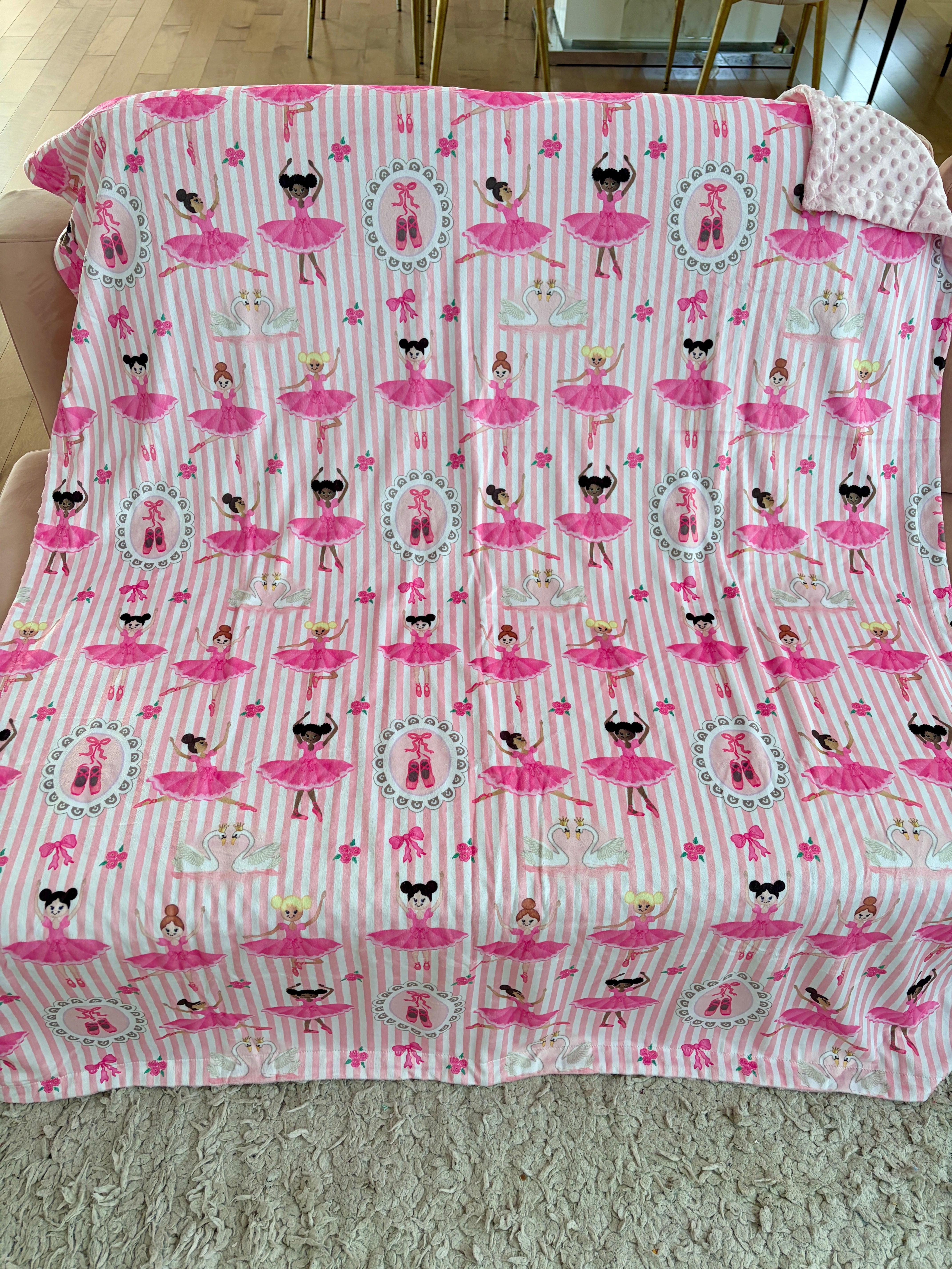 Couverture Moyenne : Ballerines roses