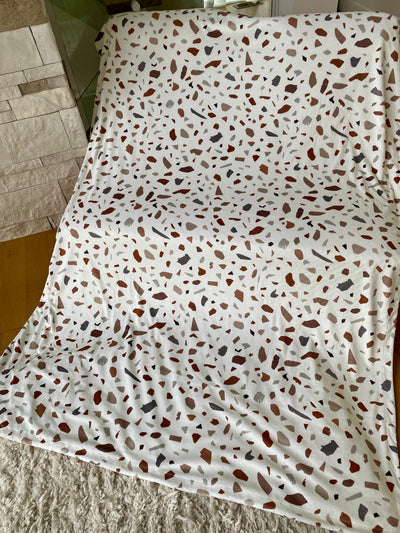 Giant Blanket: Beige Terrazzo BOHO