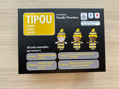 Series Yellow: Learning Cards in 3 languages (English, French, Spanish)