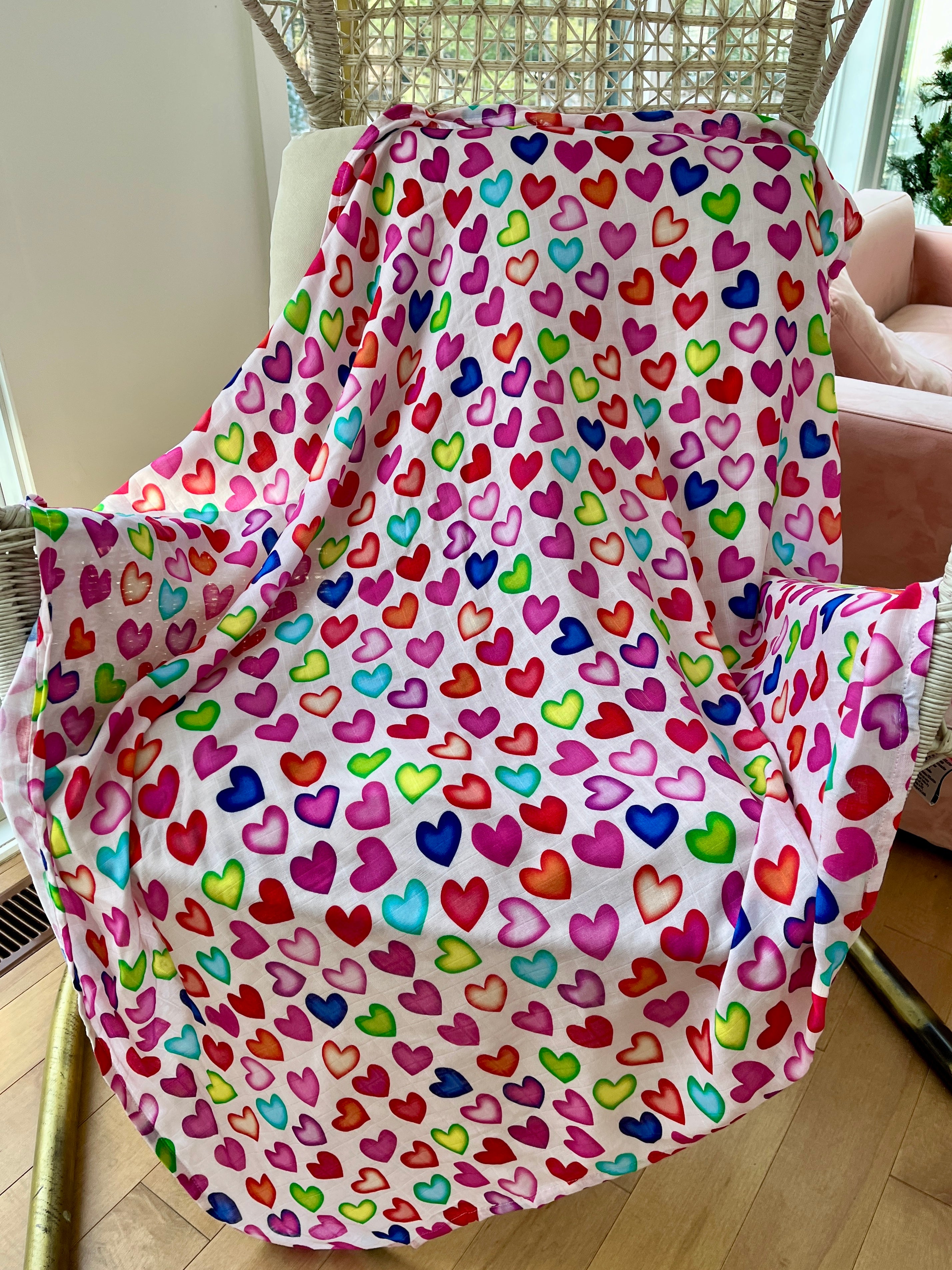 Couverture de mousseline: Coeurs éclatants