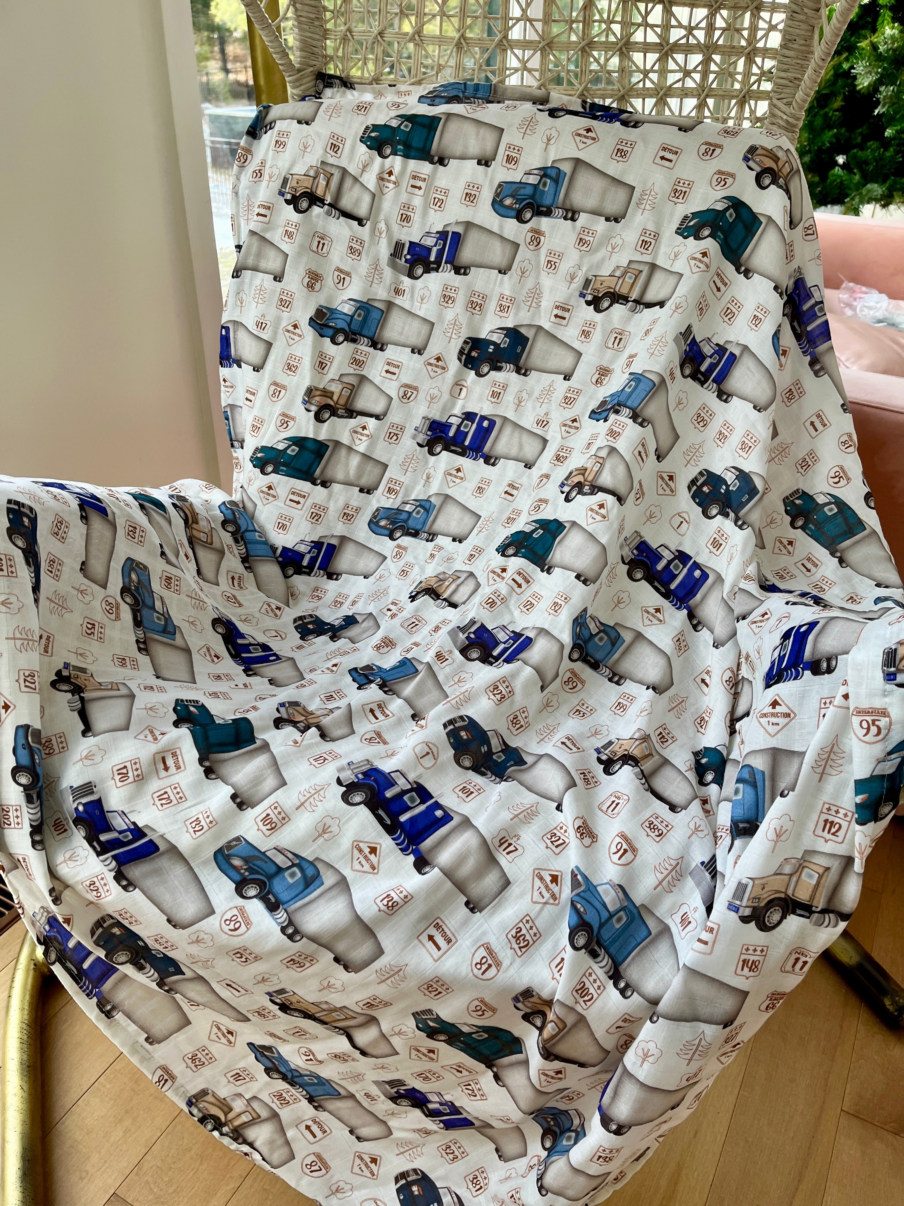 Couverture de mousseline: Rêve de camionneur