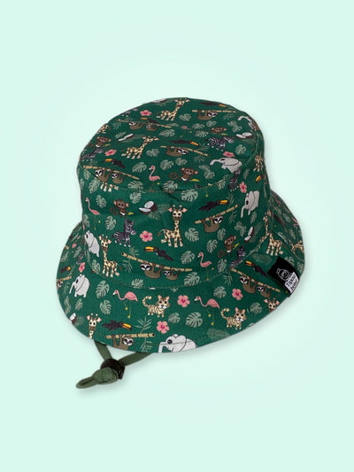 Reversible Bucket Hat : Jungle Animals