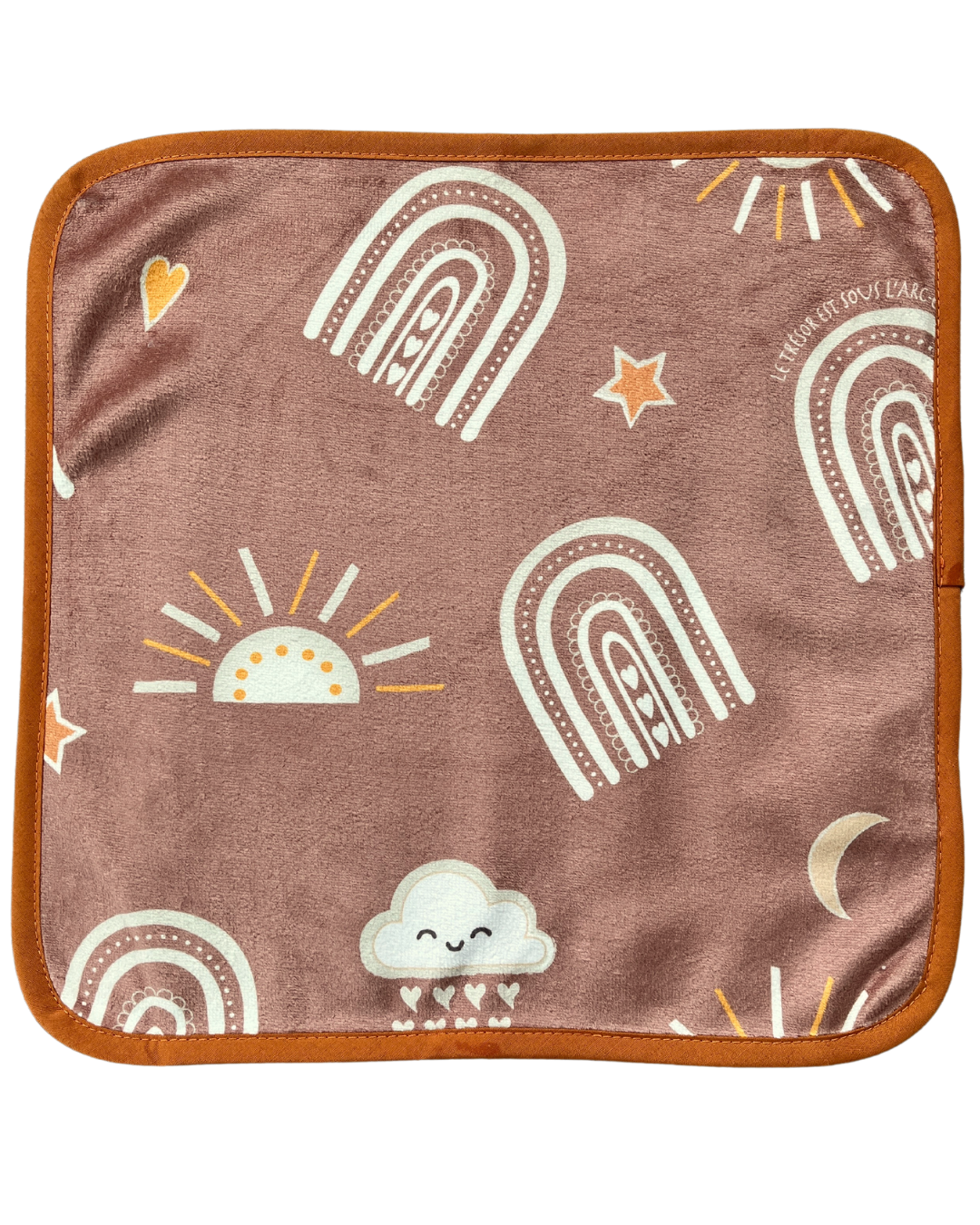 Washcloth: Radiant Sun BOHO (earth background)